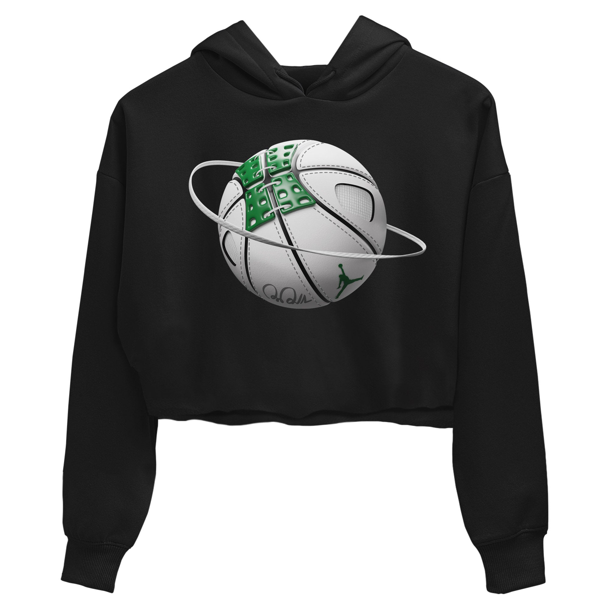 Basketball Planet Women's Tops - Air Jordan 4 Pine Green