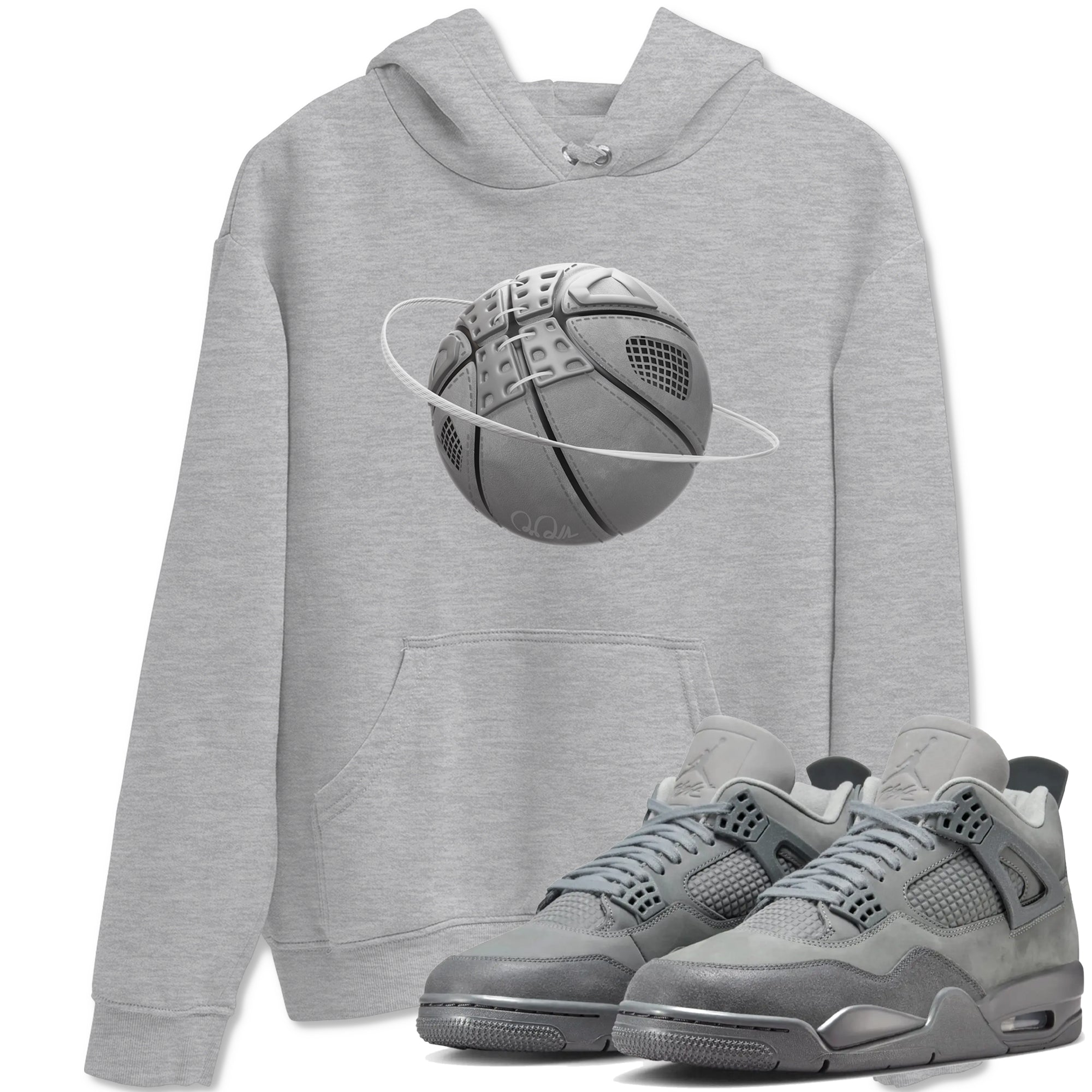 Basketball Planet snkmatch Tees - Air Jordan 4 Wet Cement