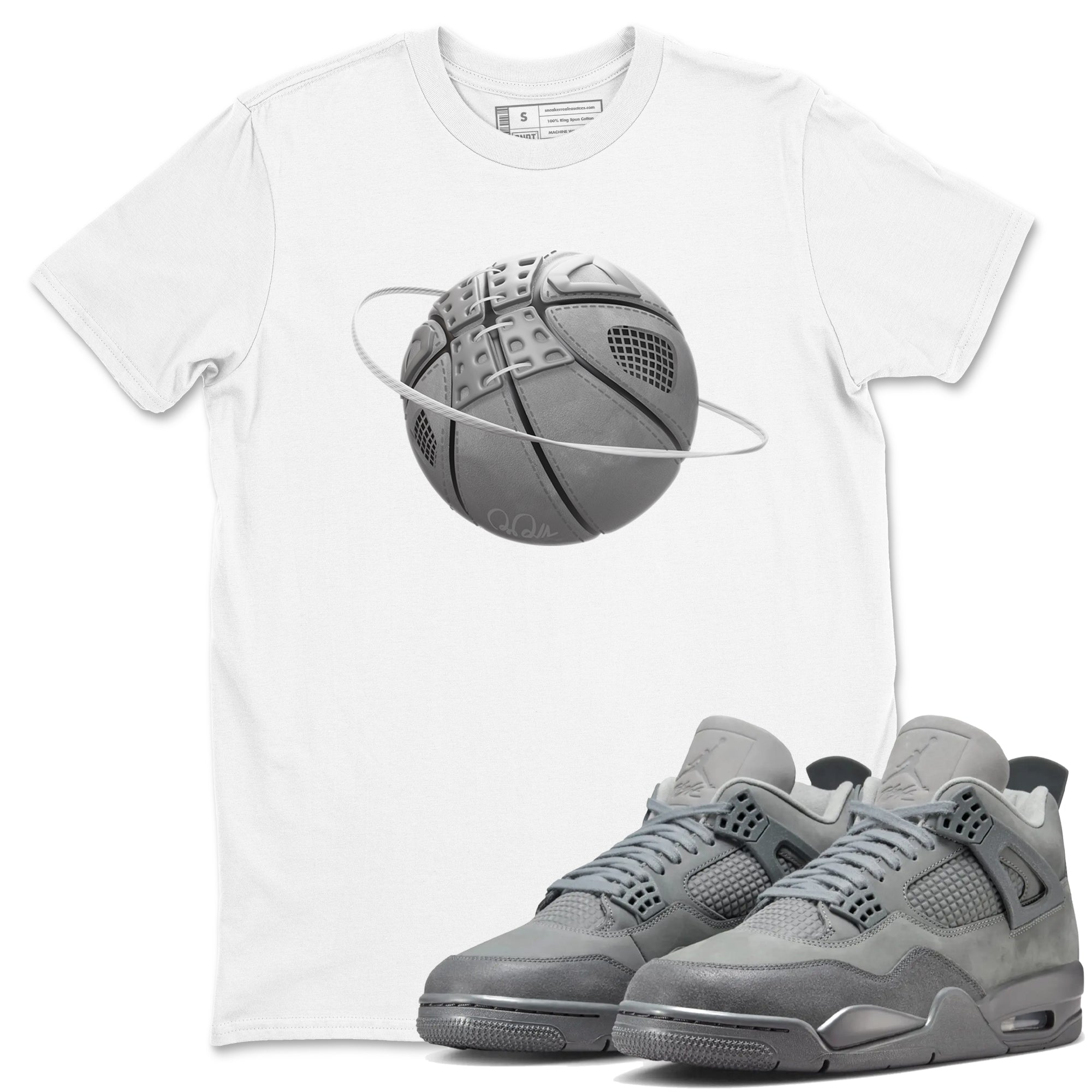 Basketball Planet snkmatch Tees - Air Jordan 4 Wet Cement