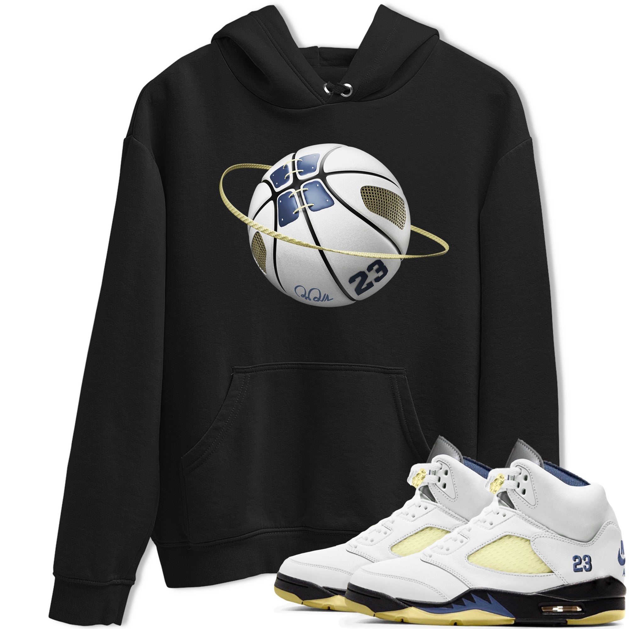Basketball Planet snkmatch Tee - Air Jordan 5 A Ma Maniere x Photon Dust