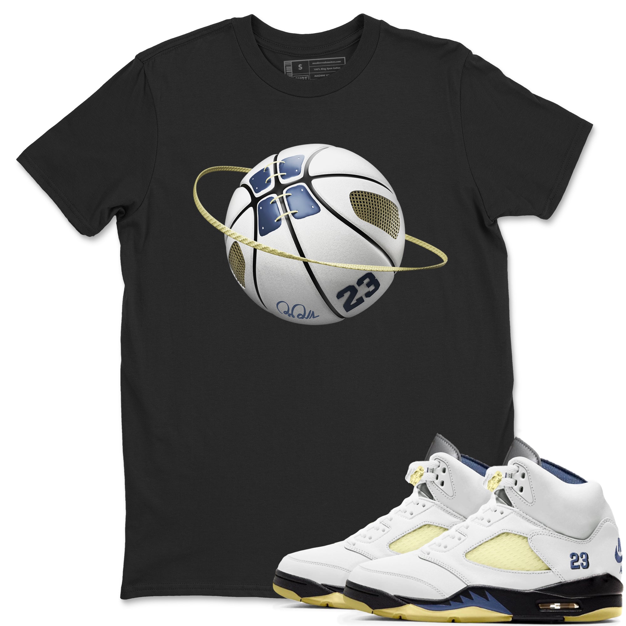 Basketball Planet snkmatch Tee - Air Jordan 5 A Ma Maniere x Photon Dust
