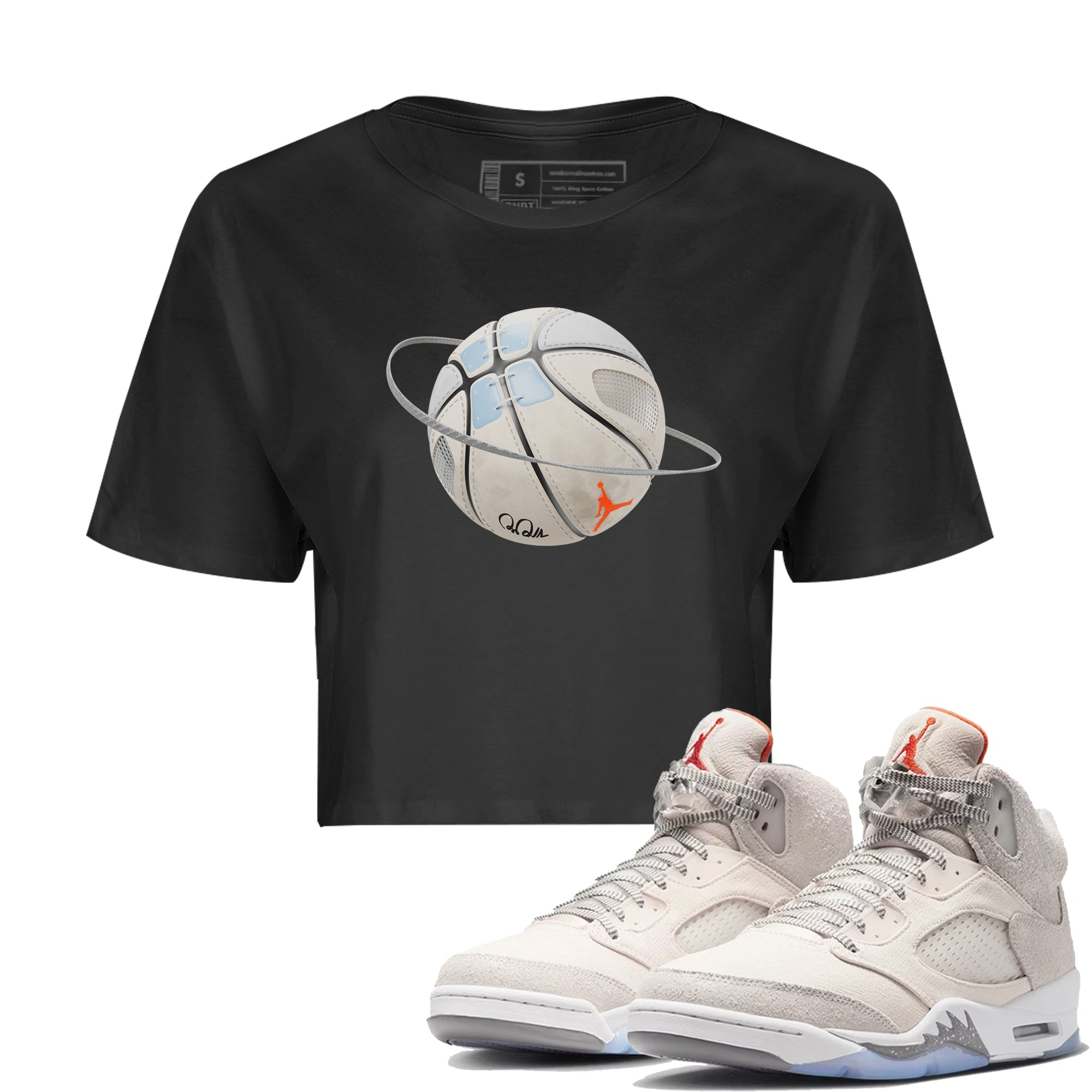 Basketball Planet Women's Tops - Air Jordan 5 Craft
