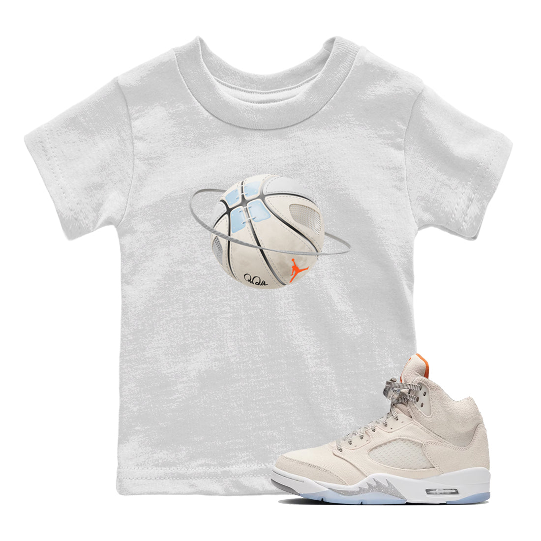 Basketball Planet Kids Tops - Air Jordan 5 Craft