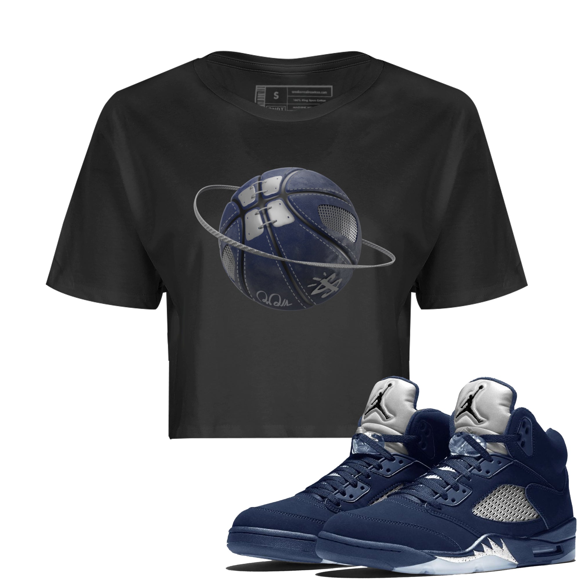 Basketball Planet Women's Tops - Air Jordan 5 Georgetown