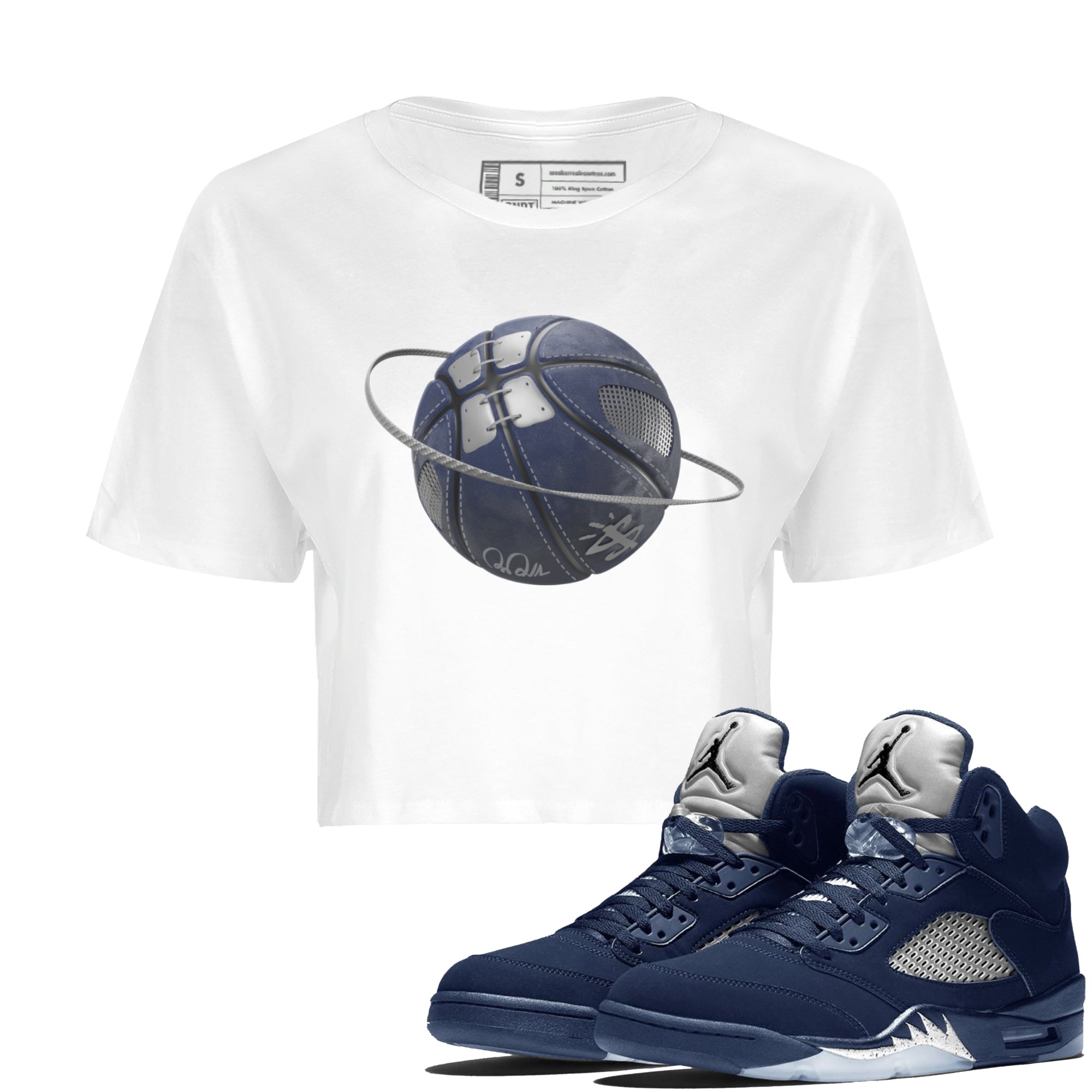 Basketball Planet Women's Tops - Air Jordan 5 Georgetown