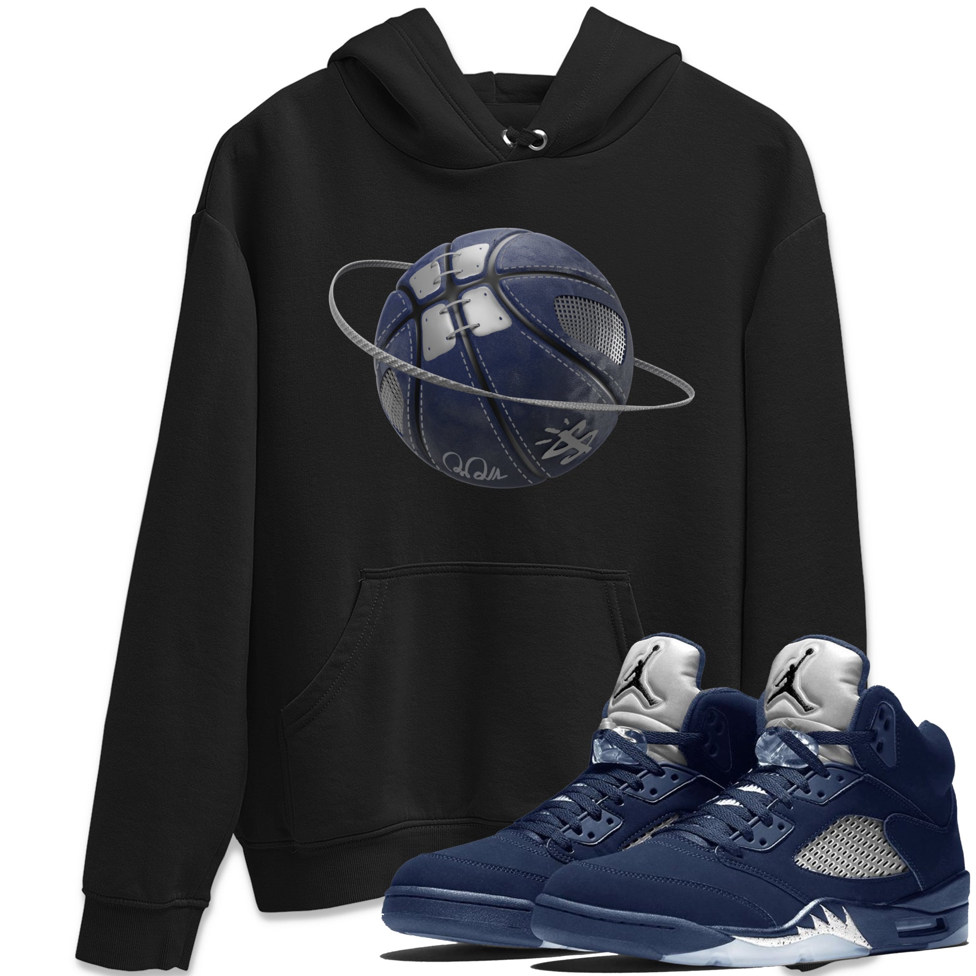Basketball Planet Unisex Tops - Air Jordan 5 Georgetown