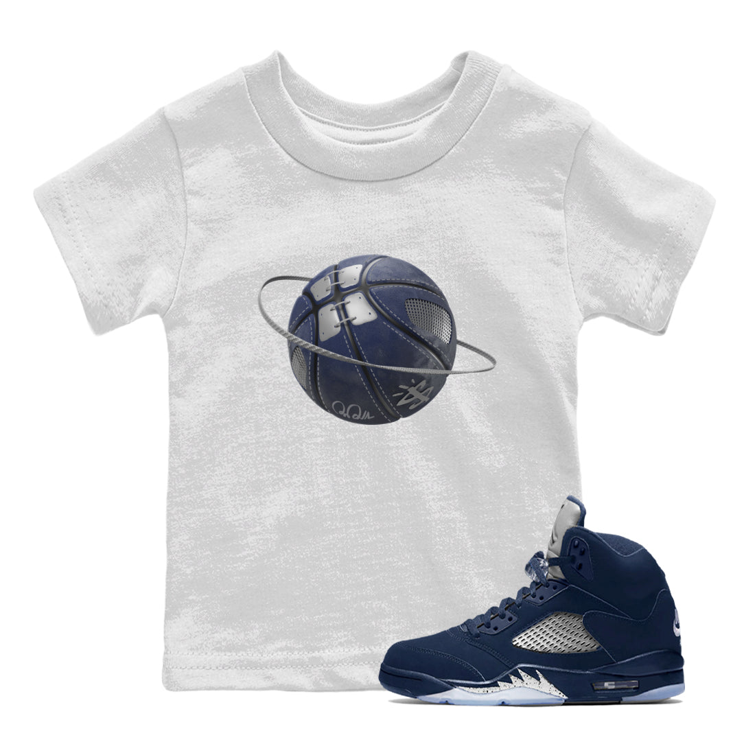 Basketball Planet Kids Tops - Air Jordan 5 Georgetown
