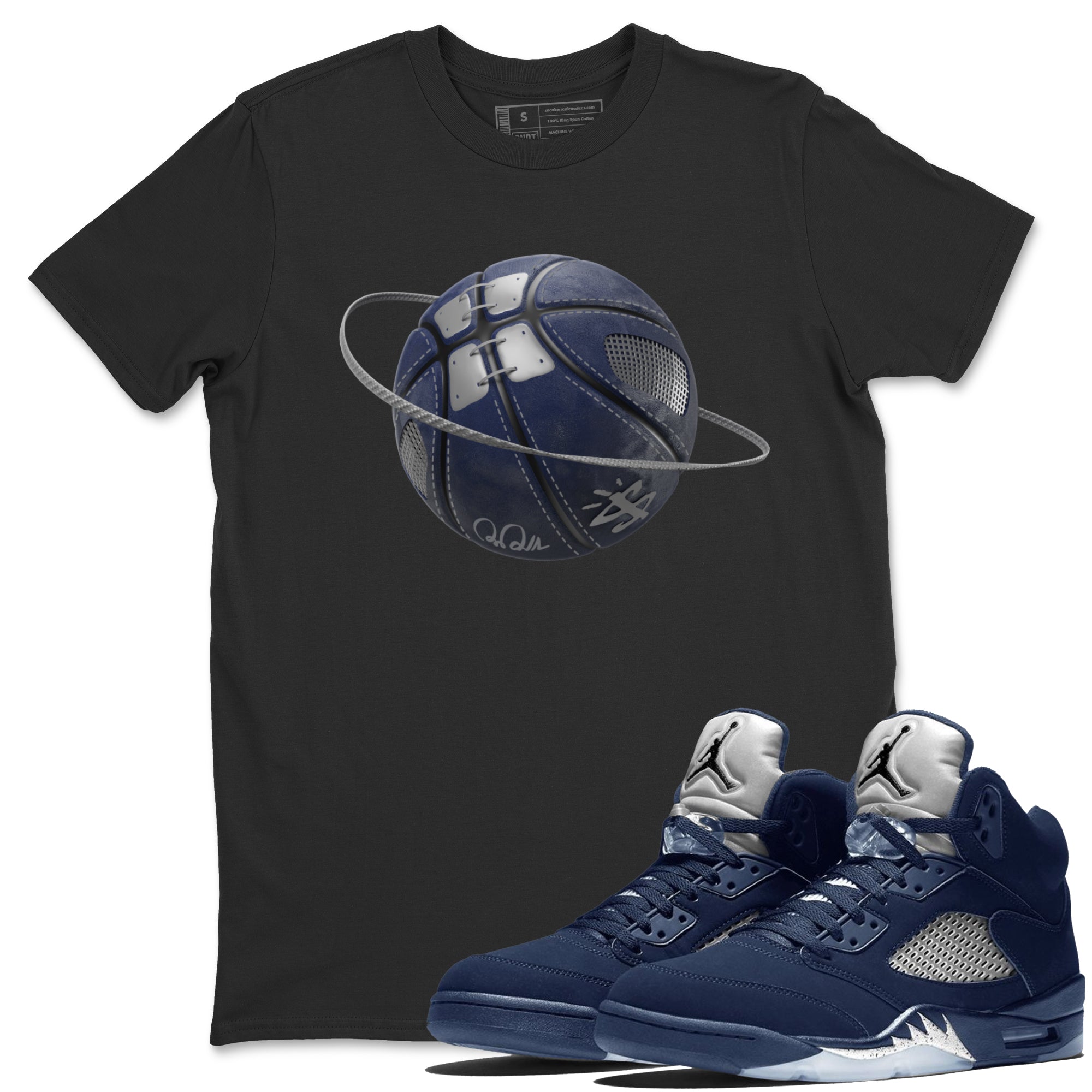 Basketball Planet Unisex Tops - Air Jordan 5 Georgetown