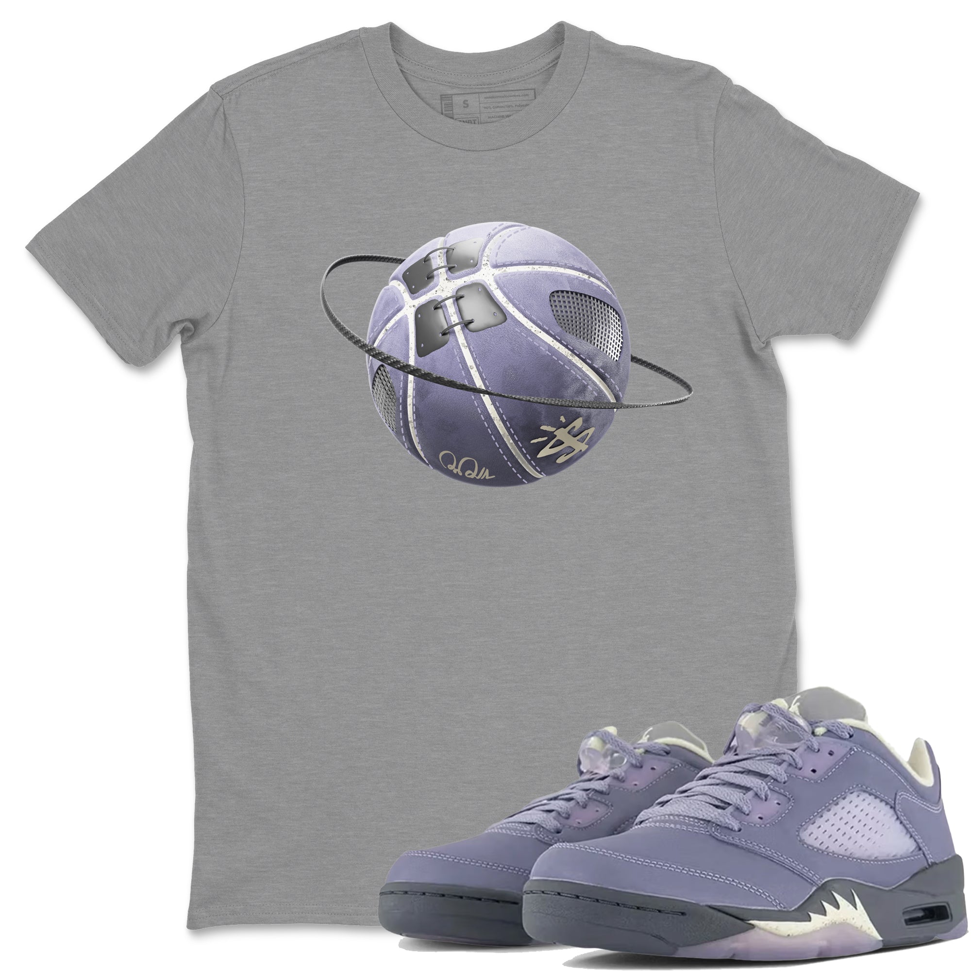 Basketball Planet Unisex Tops - Air Jordan 5 Indigo Haze
