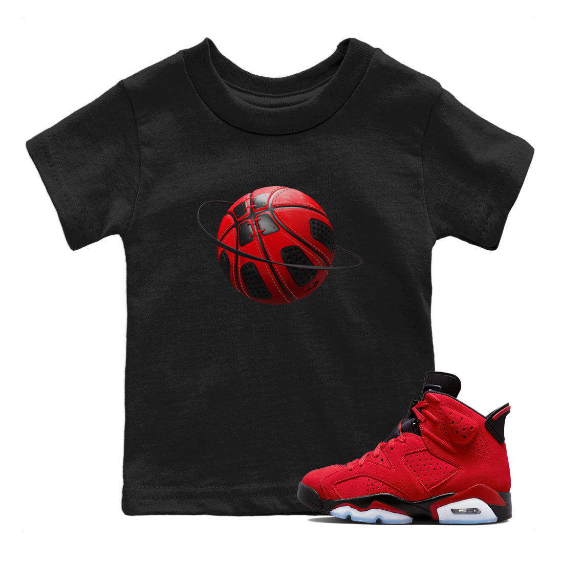 Basketball Planet Kids Tops - Air Jordan 6 Toro Bravo