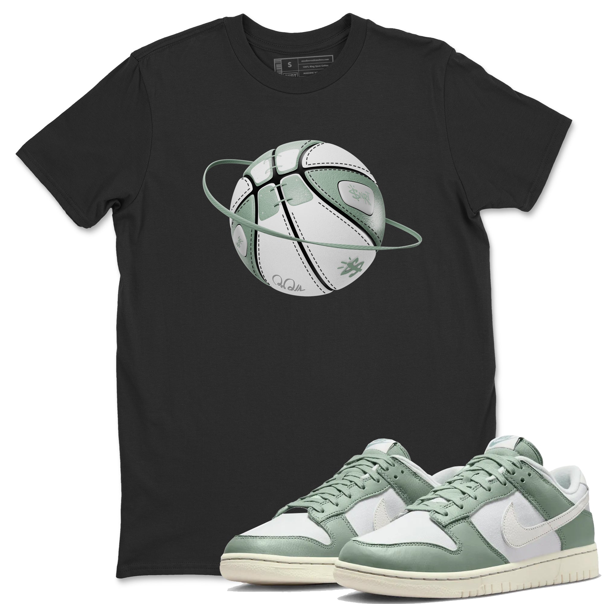 Basketball Planet Unisex Tops - Dunk Mica Green