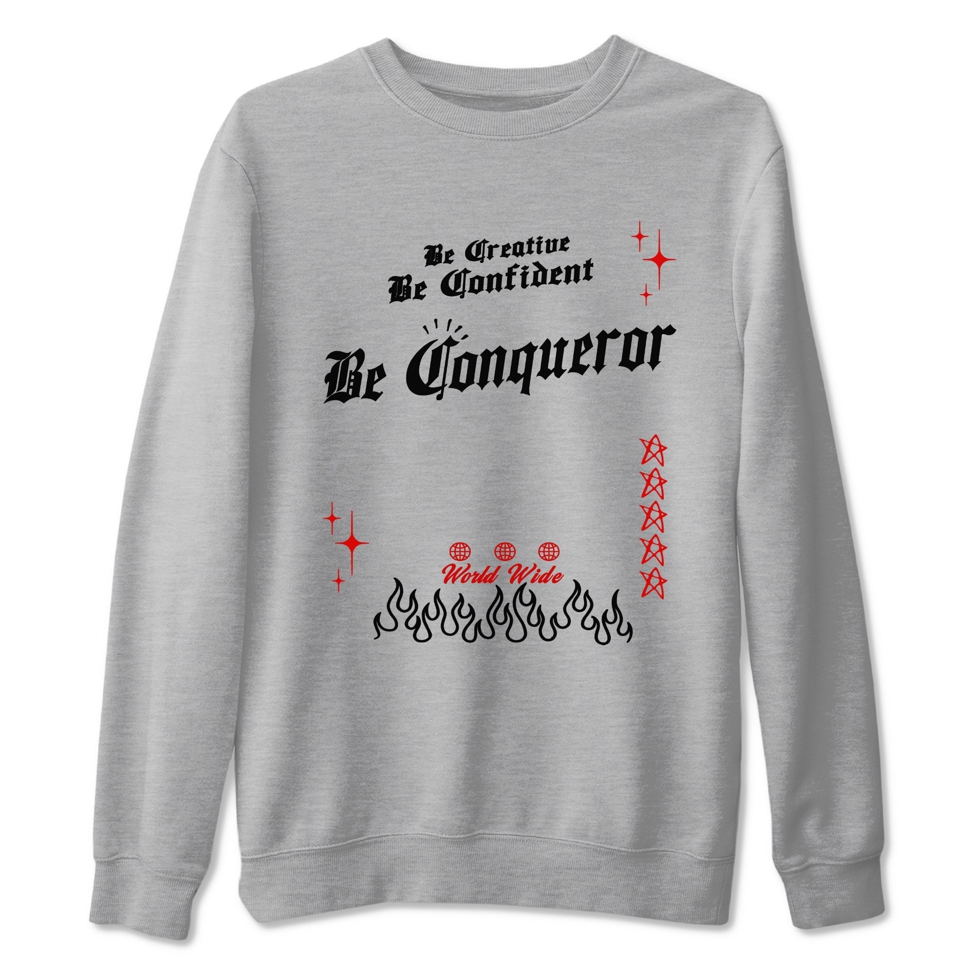 Be Conqueror snkmatch Tees - Air Jordan 1 Black Toe Reimagined