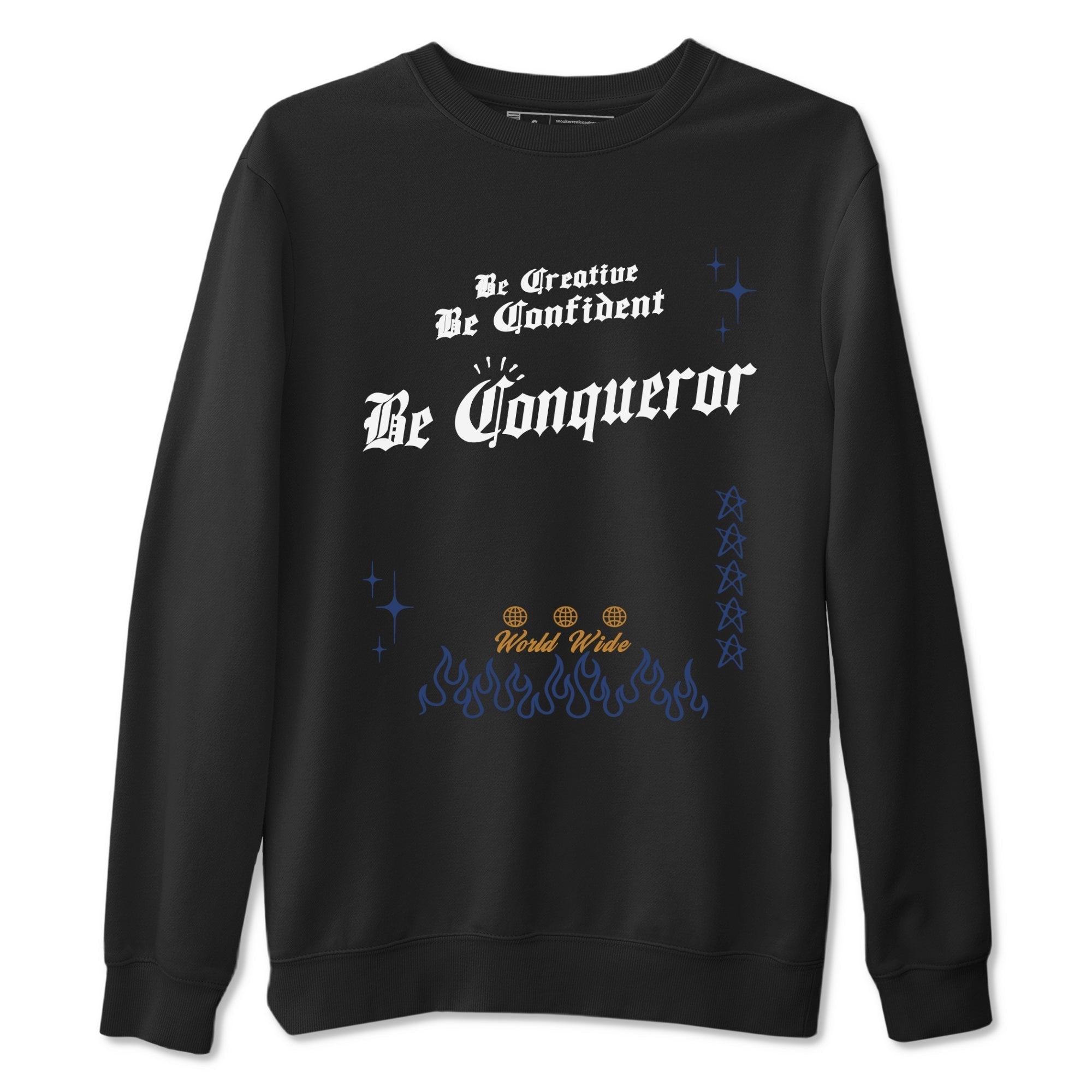 Be Conqueror snkmatch Tees - Air Jordan 13 Midnight Navy