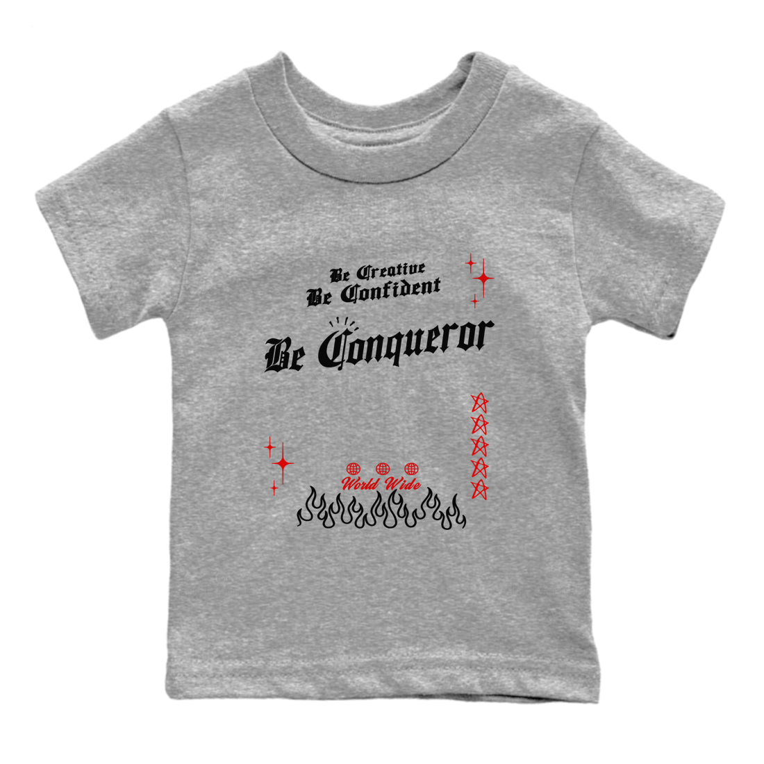 Be Conqueror snkmatch Tees Kids - Air Jordan 14 Black Toe