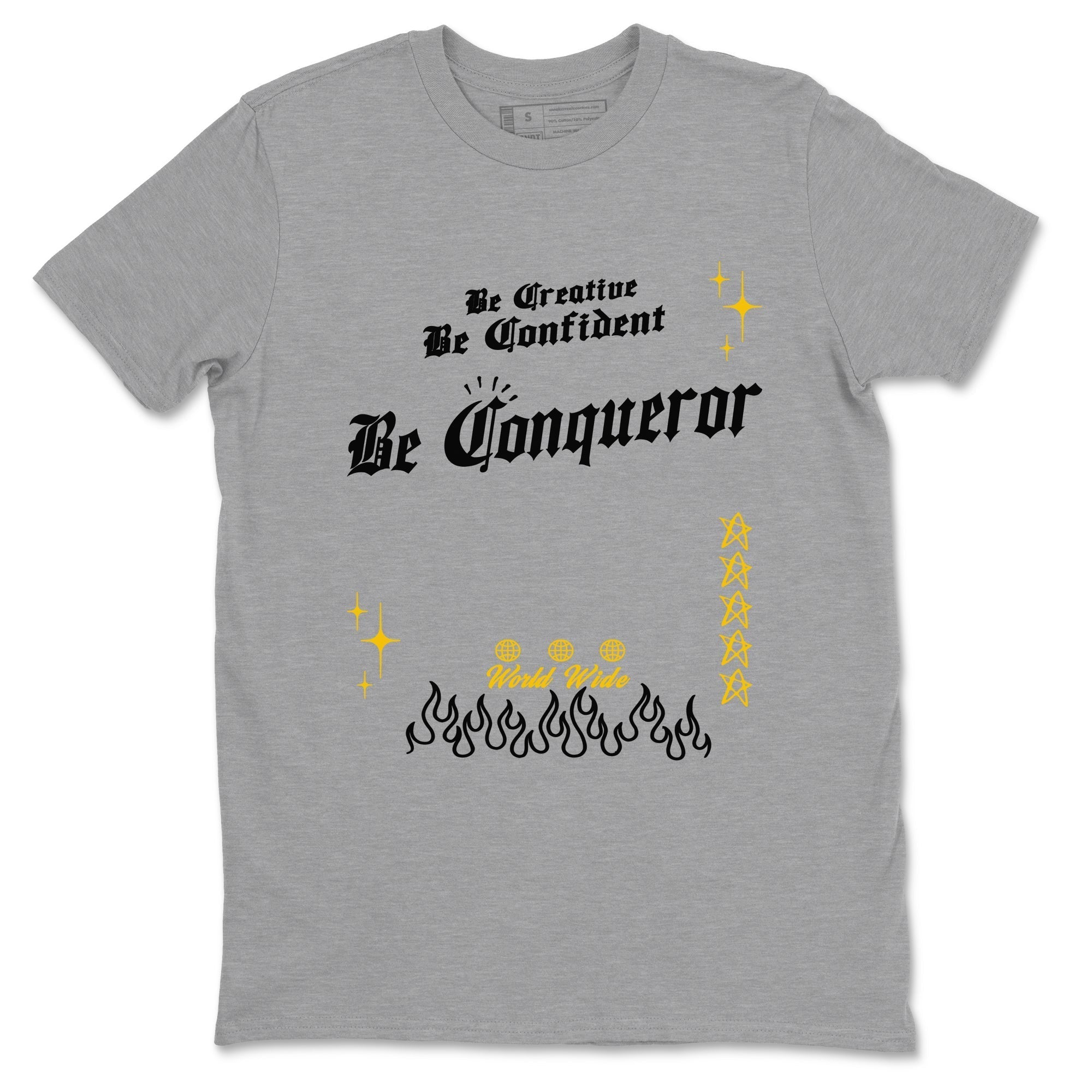 Be Conqueror snkmatch Tees - Dunk High Pollen