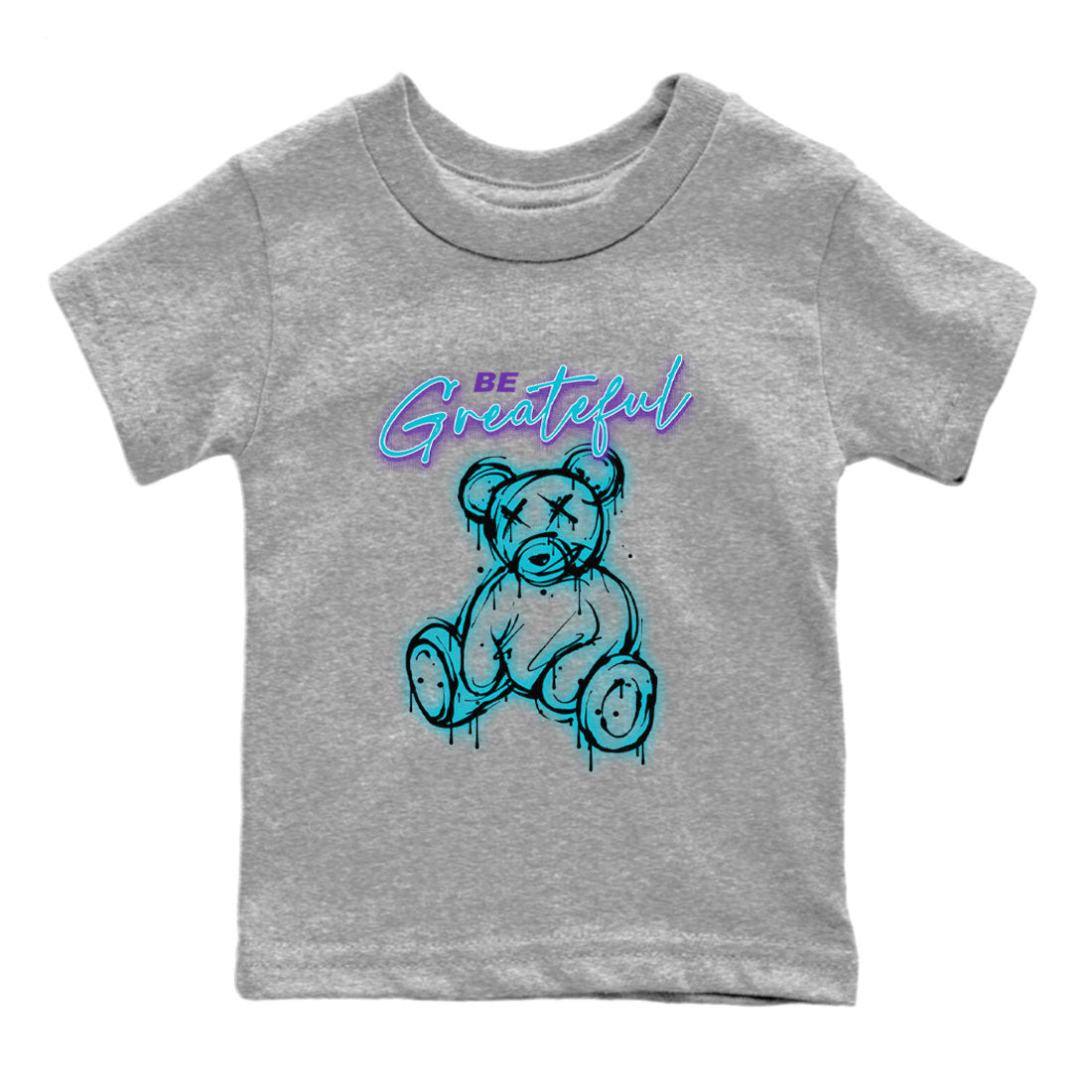 Be Grateful Kids Tops - Air Jordan 6 Aqua