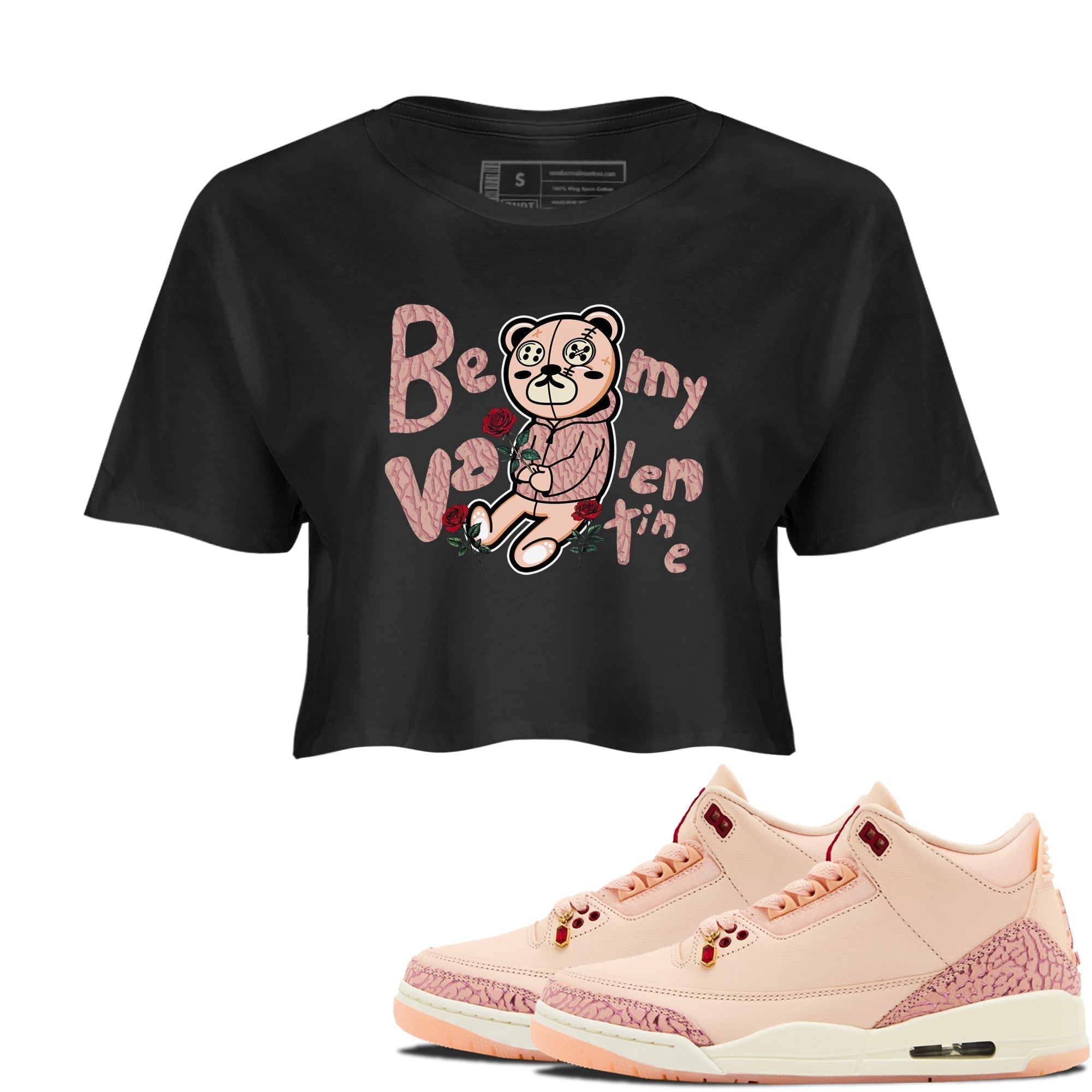 Be My Valentine snkmatch Women's Top - Air Jordan 3 Valentines Day