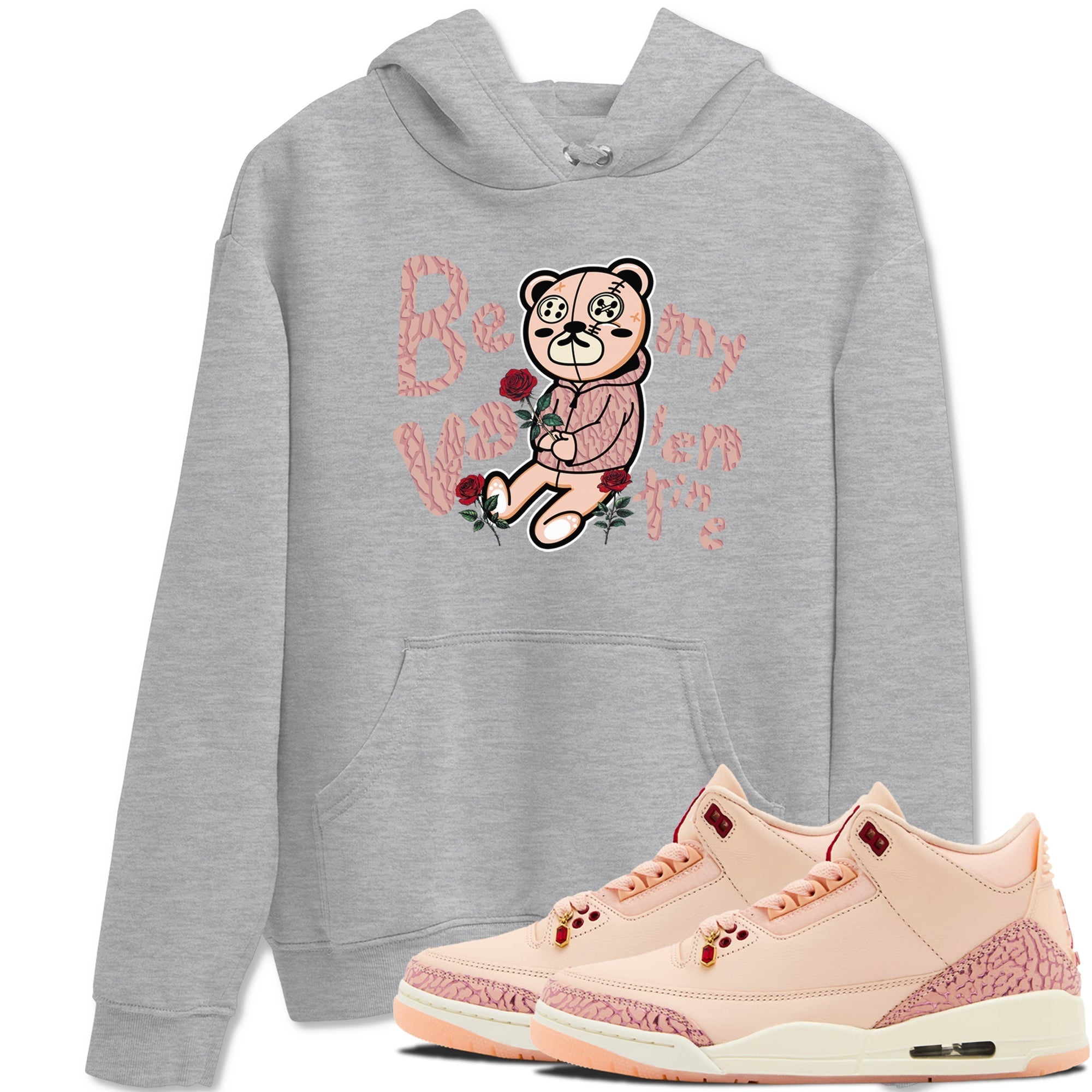 Be My Valentine snkmatch Tees - Air Jordan 3 Valentines Day