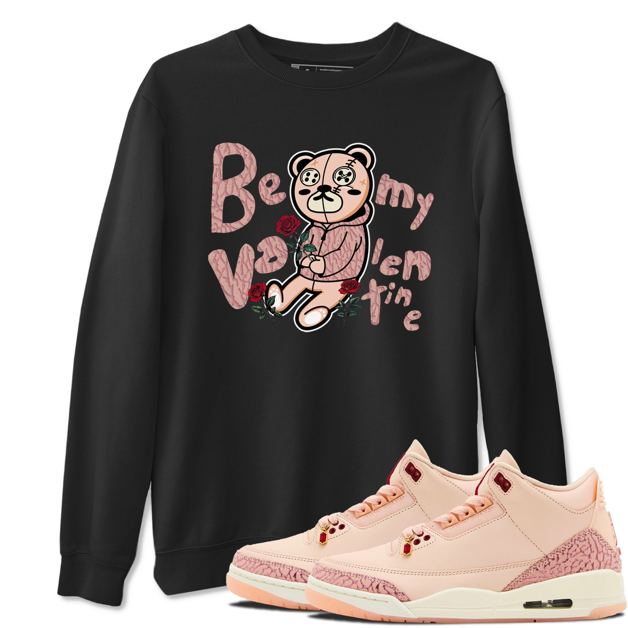 Be My Valentine snkmatch Tees - Air Jordan 3 Valentines Day
