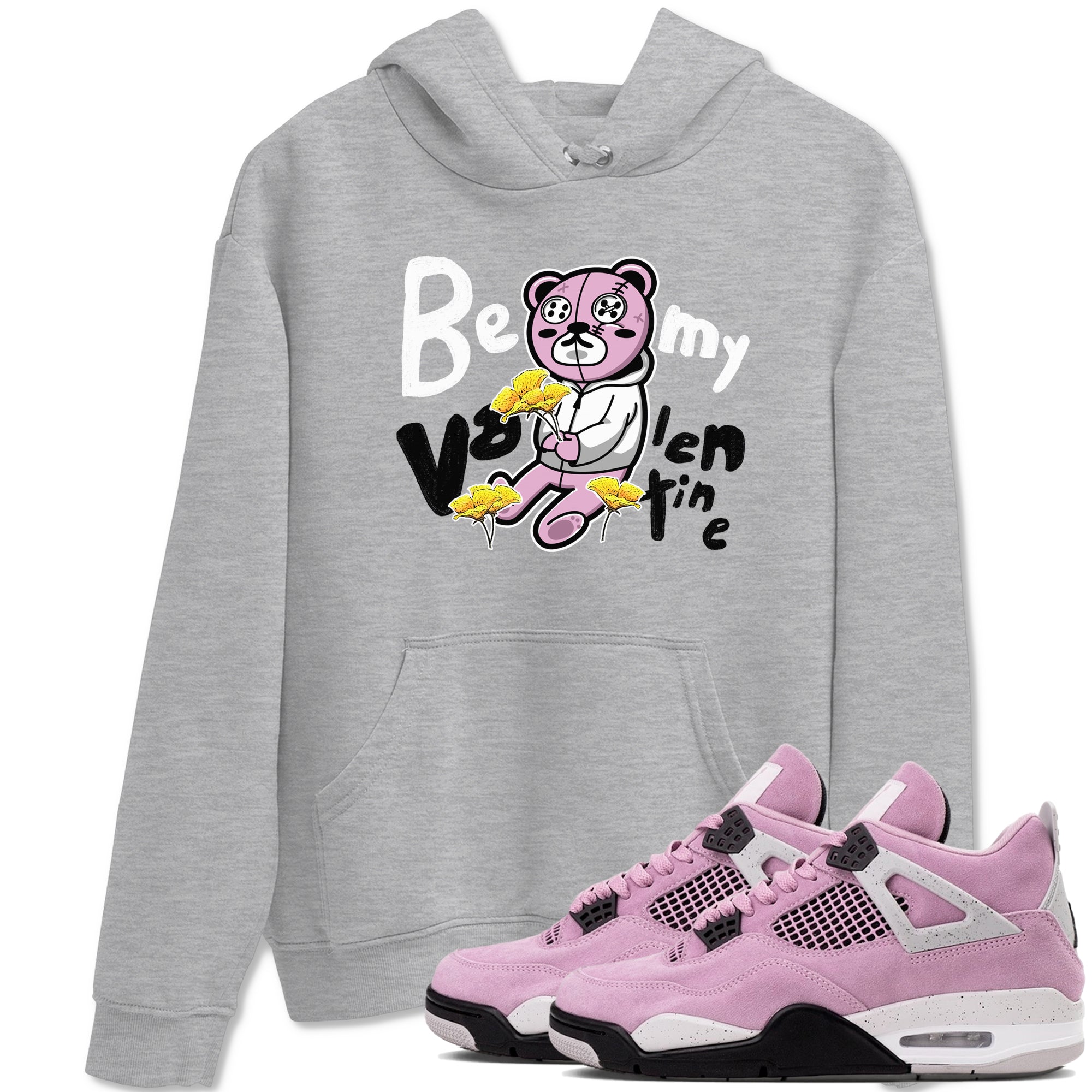 Be my Valentine snkmatch Tees - Air Jordan 4 Orchid