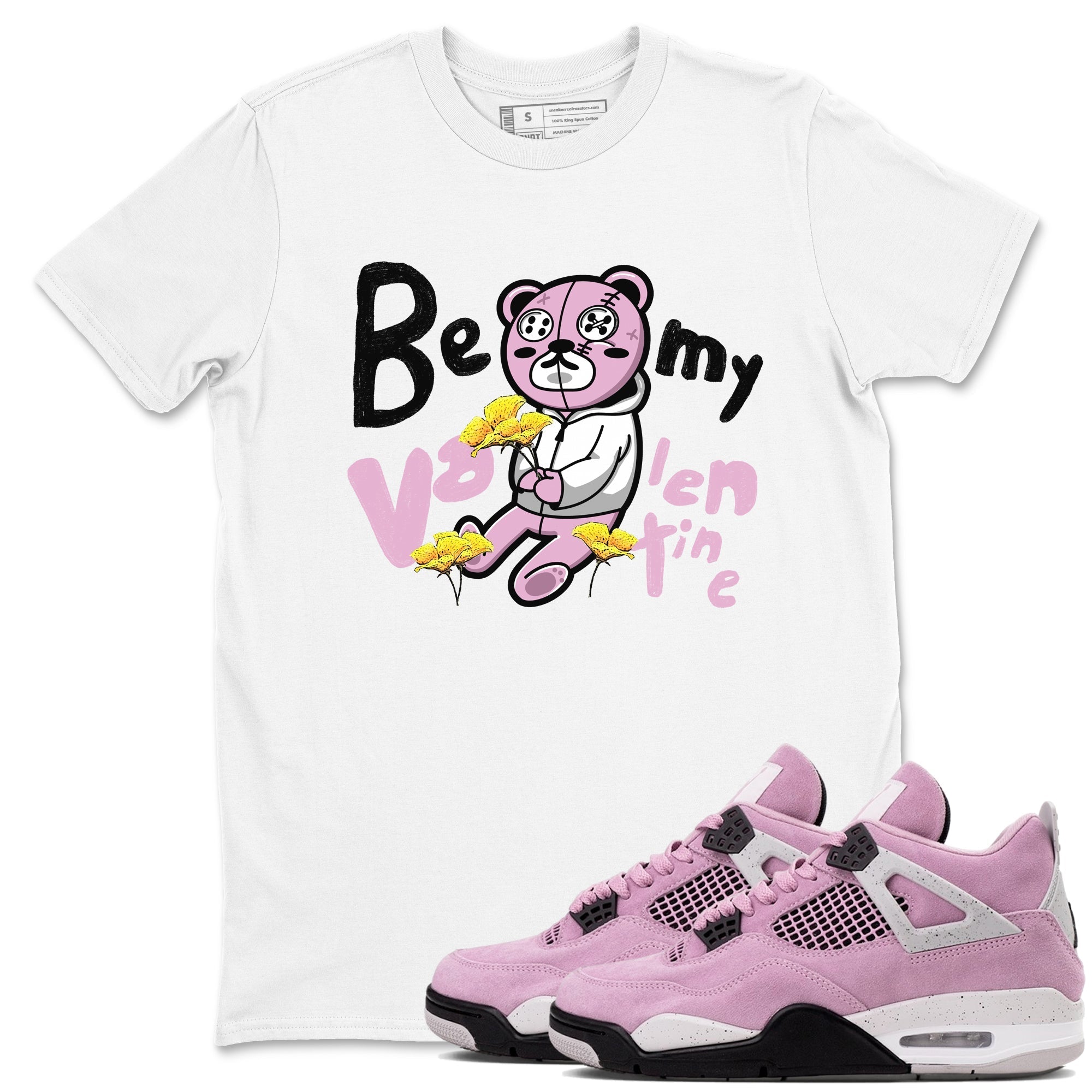 Be my Valentine snkmatch Tees - Air Jordan 4 Orchid
