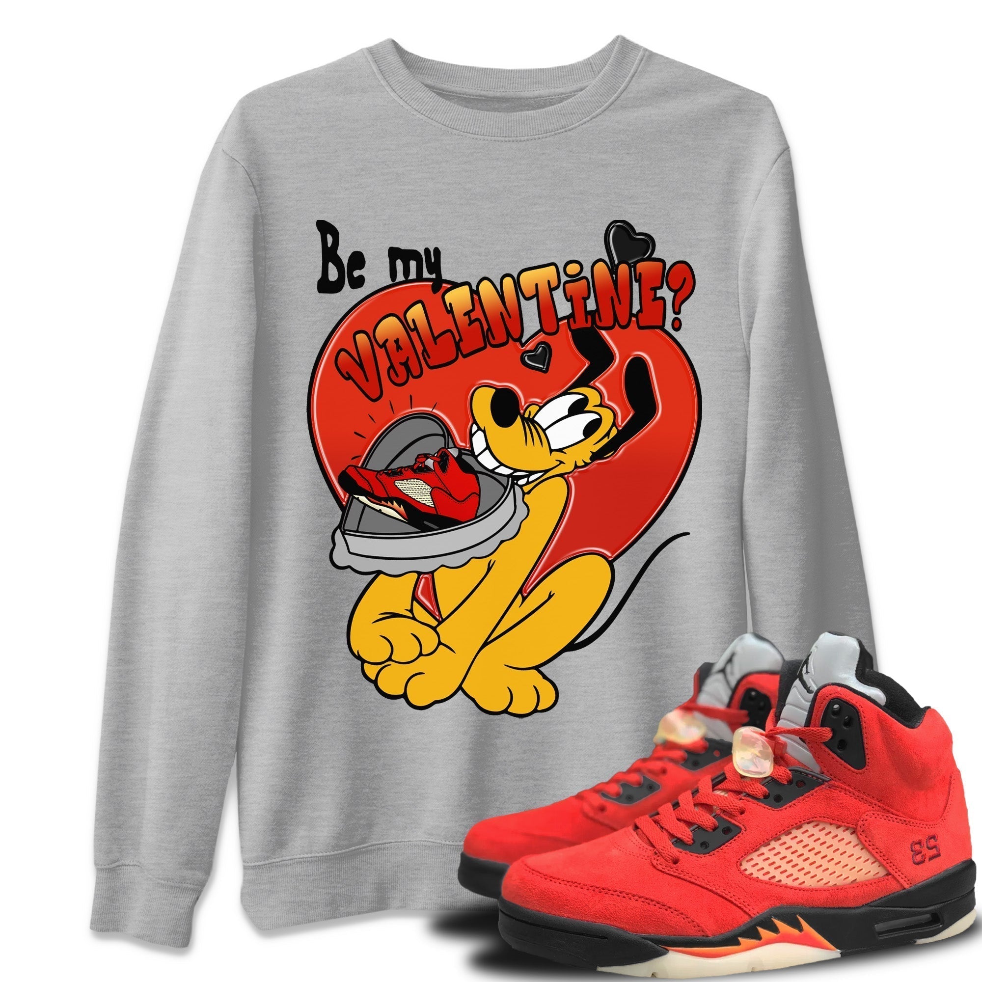 Be My Valentine Unisex Tops - Air Jordan 5 Mars For Her
