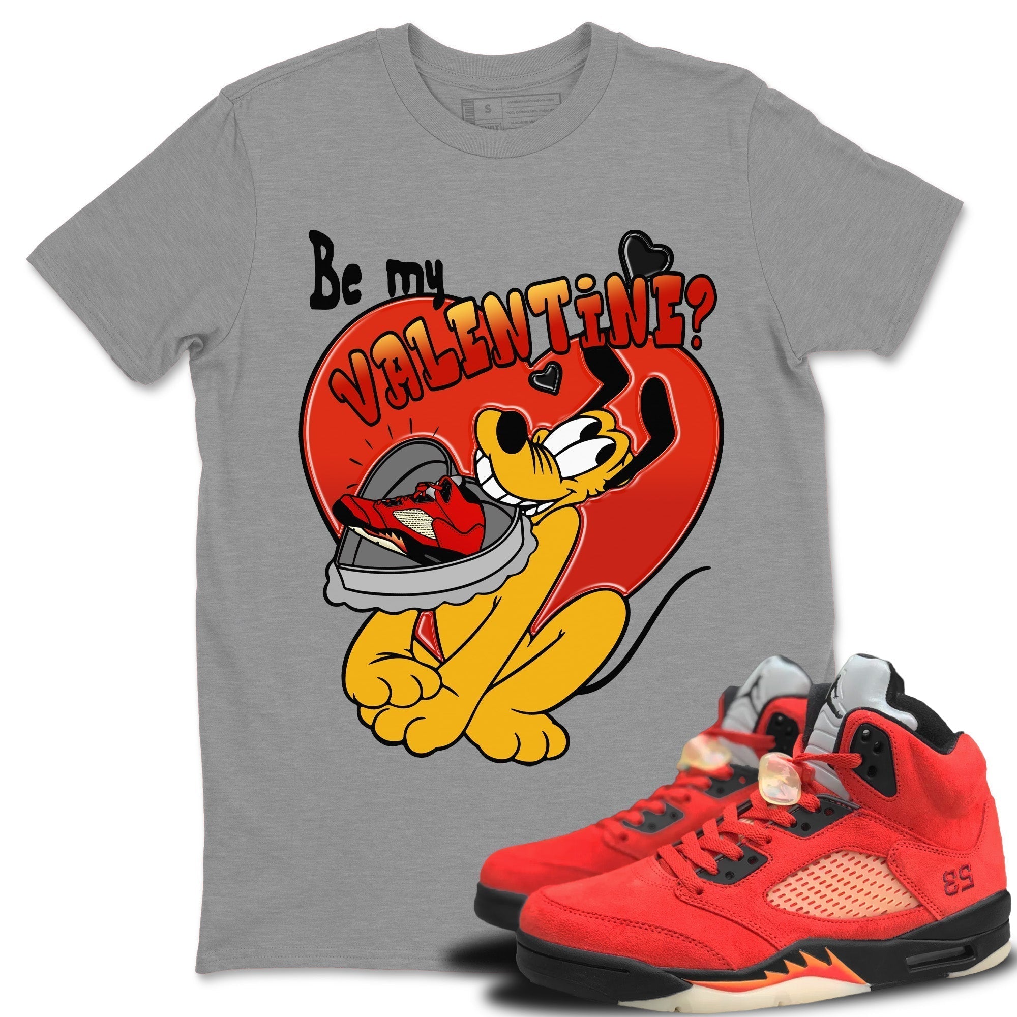 Be My Valentine Unisex Tops - Air Jordan 5 Mars For Her