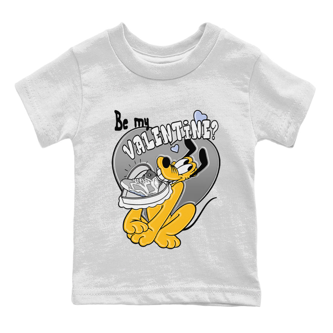 Be My Valentine Kids Tops - Air Jordan 6 Cool Grey