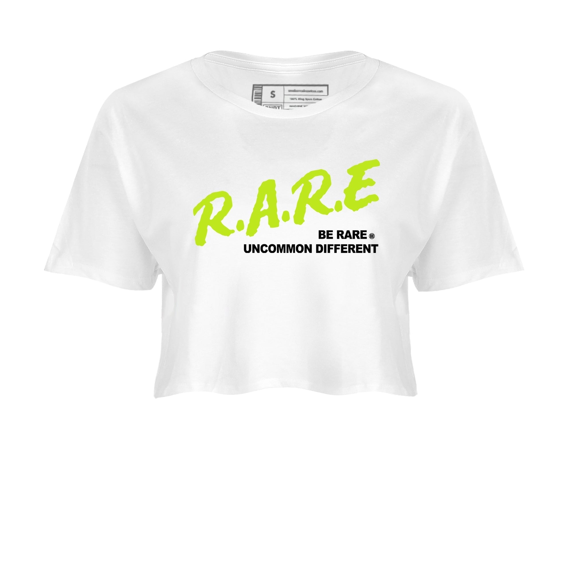 Be Rare Uncommon Different snkmatch Women's Top - Air Foamposite One Black Volt
