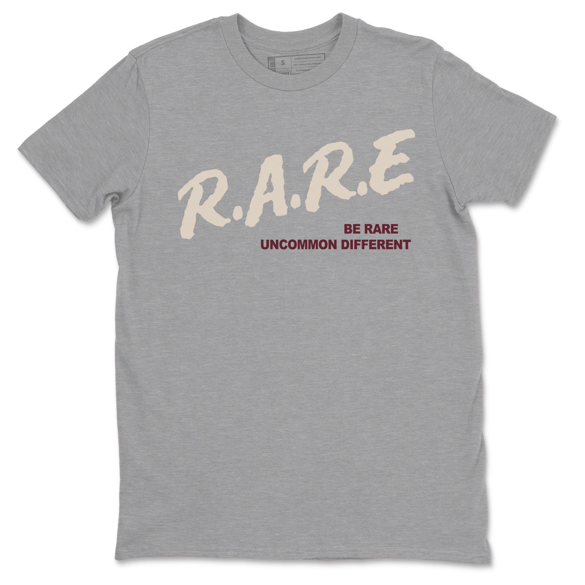 Be Rare Uncommon Different snkmatch Tees - Air Jordan 4 A Ma Maniere x Fossil Stone