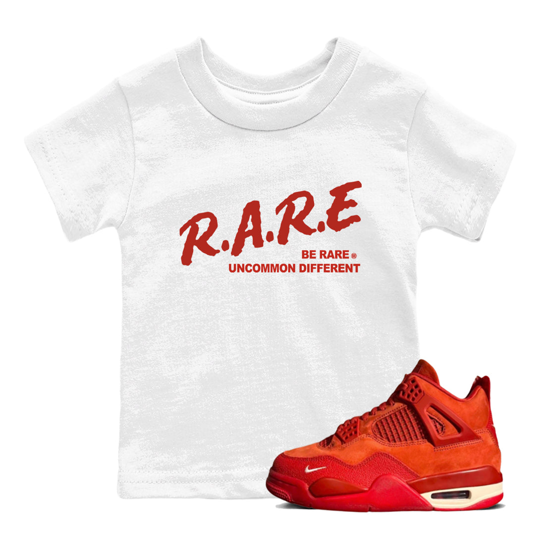 Be Rare Uncommon Different snkmatch Tees Kids - Air Jordan 4 Brick By Brick