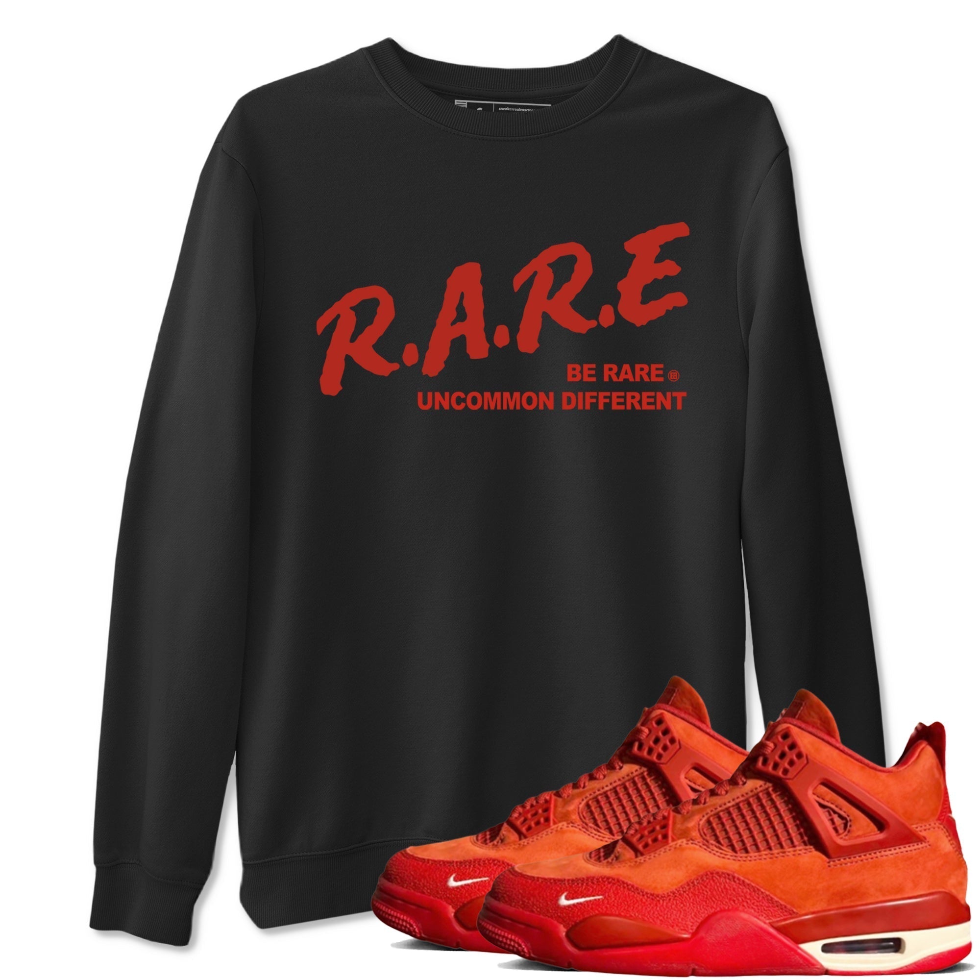 Be Rare Uncommon Different snkmatch Tees - Air Jordan 4 Brick By Brick