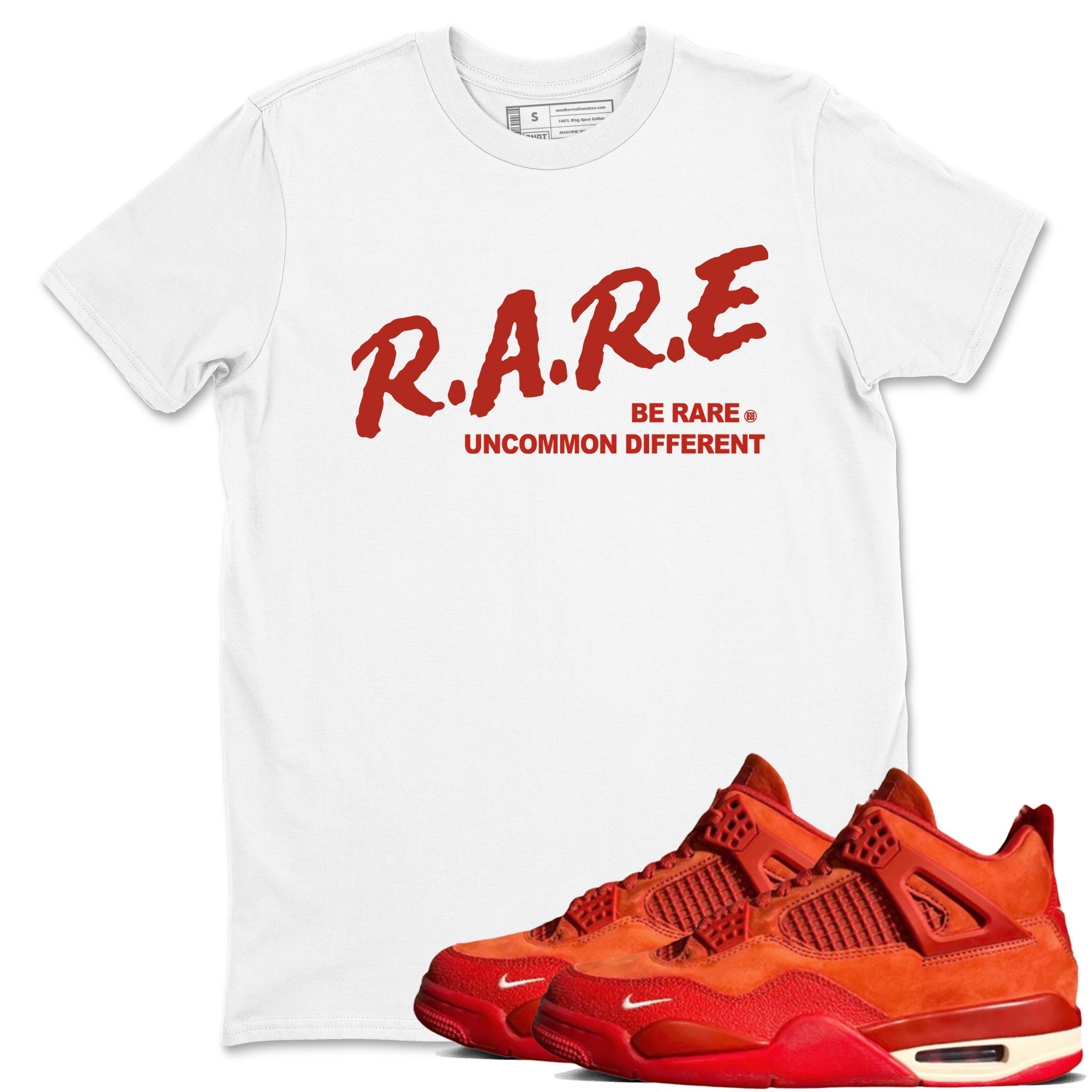 Be Rare Uncommon Different snkmatch Tees - Air Jordan 4 Brick By Brick