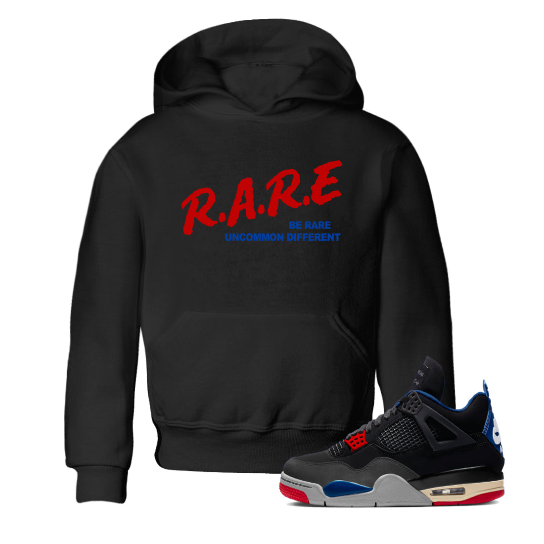 Be Rare Uncommon Different snkmatch Tees Kids - Air Jordan 4 Rare Air