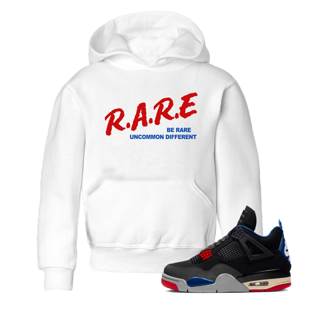 Be Rare Uncommon Different snkmatch Tees Kids - Air Jordan 4 Rare Air