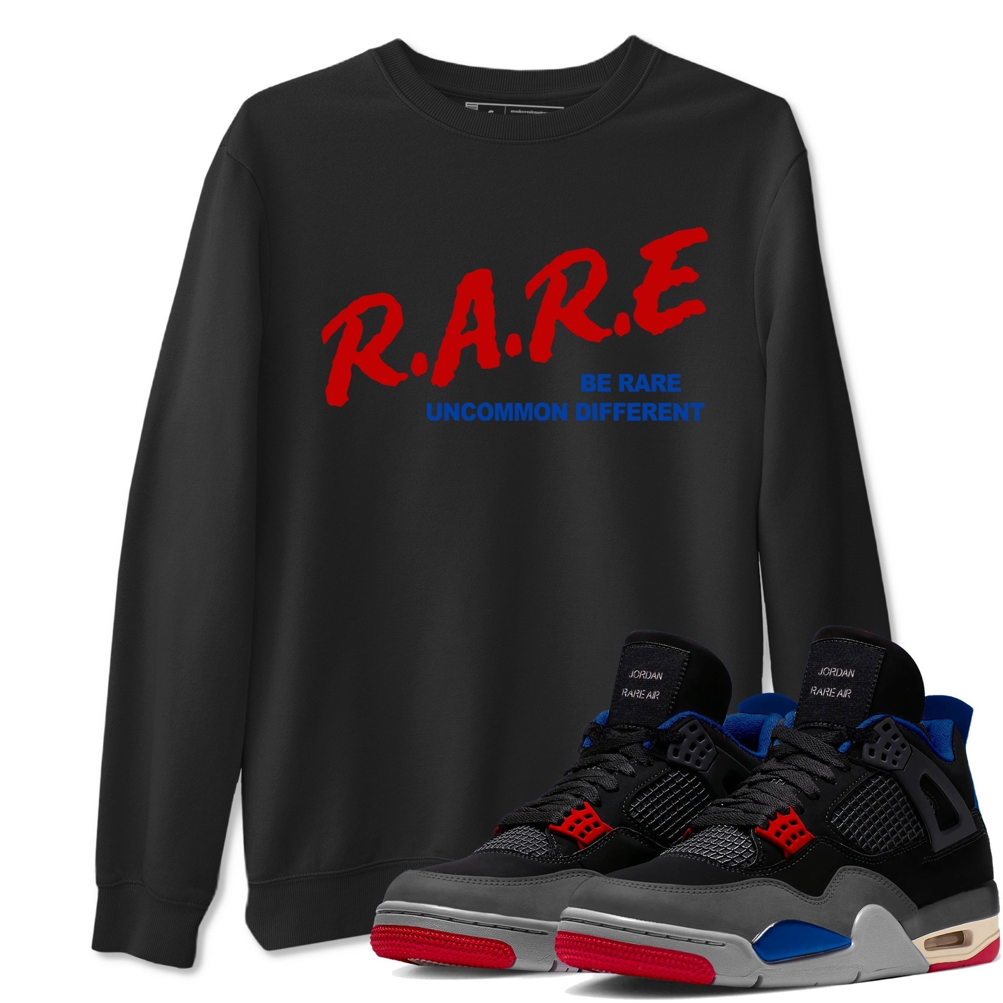 Be Rare Uncommon Different snkmatch Tees - Air Jordan 4 Rare Air