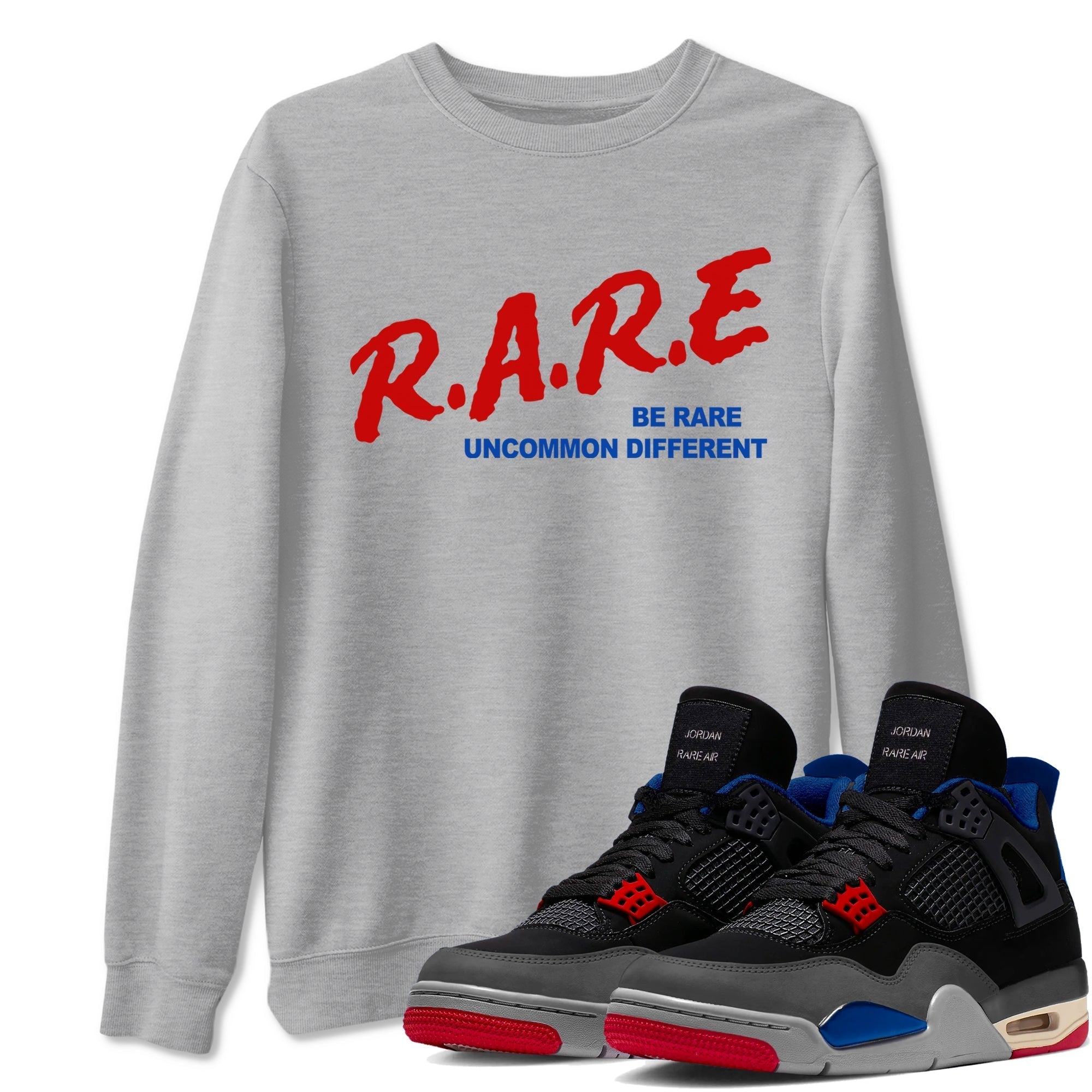 Be Rare Uncommon Different snkmatch Tees - Air Jordan 4 Rare Air