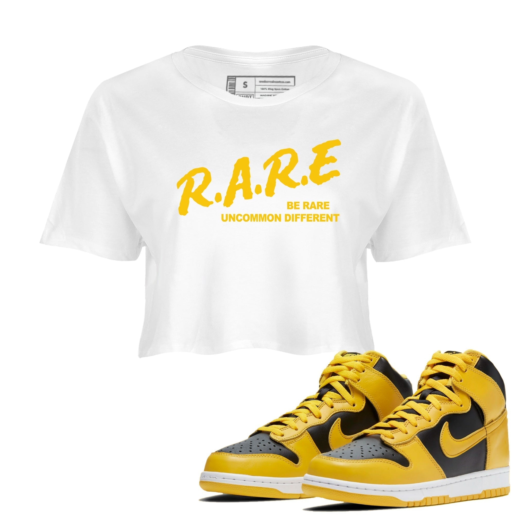 Be Rare Uncommon Different snkmatch Women's Top - Dunk High Pollen