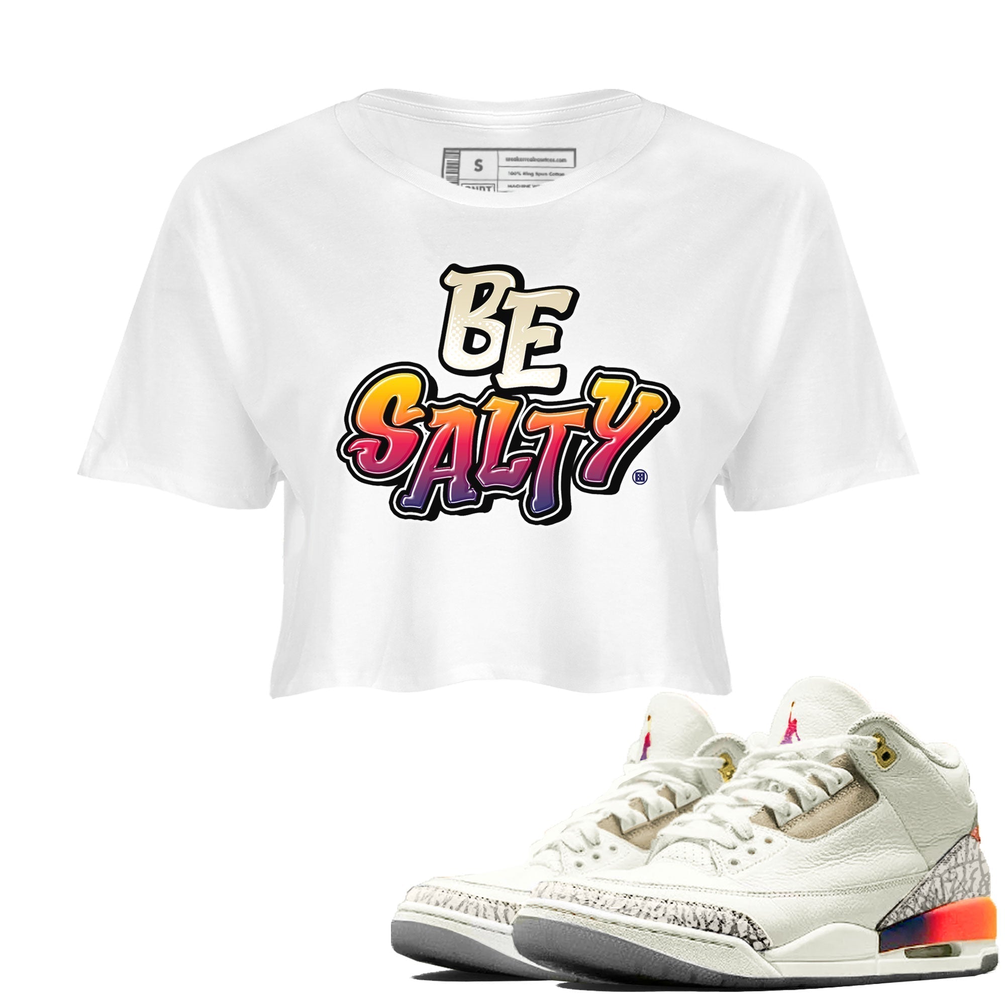 Be Salty snkmatch Women's Top - Air Jordan 3 J Balvin