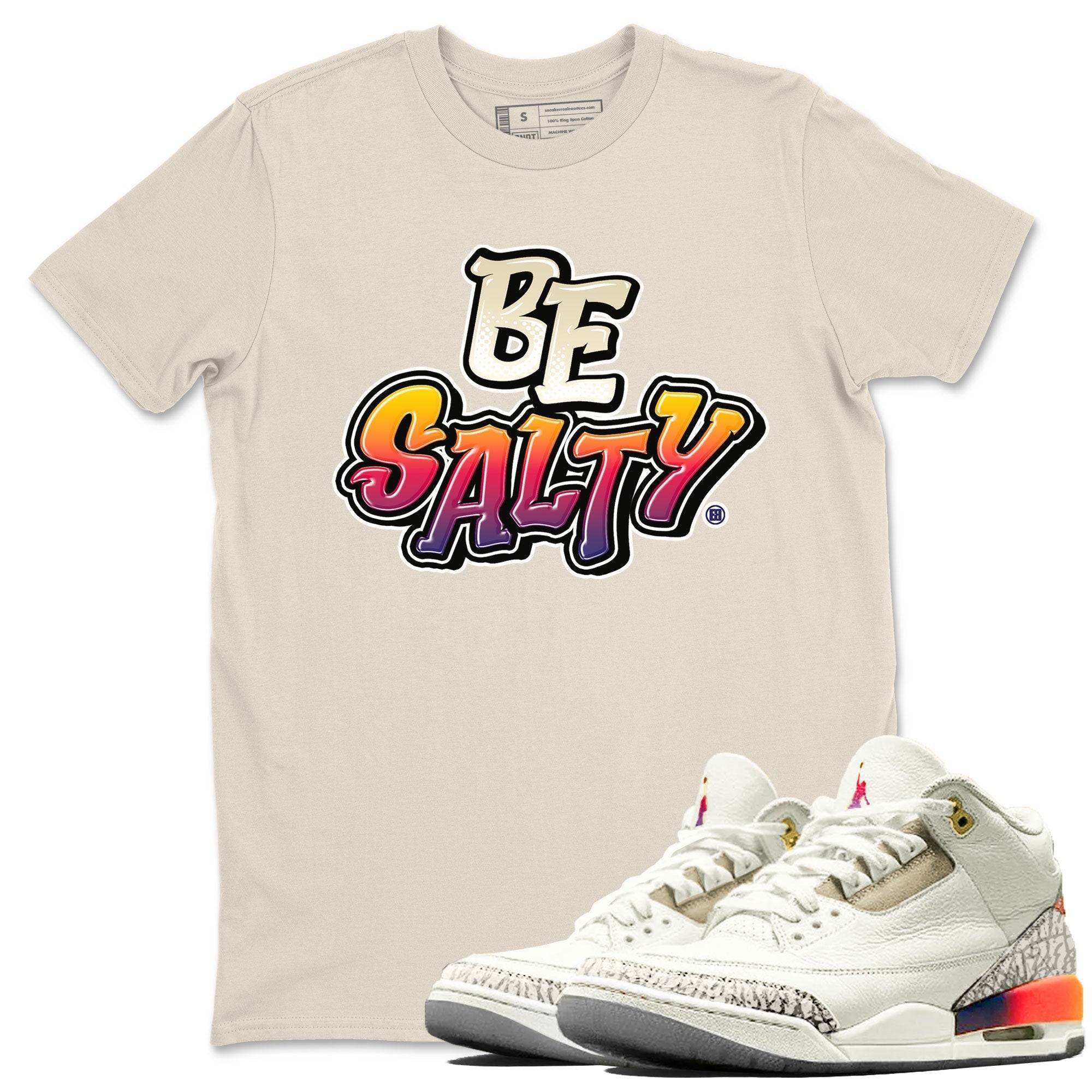 Be Salty SNRT Sneaker Tee - Air Jordan 3 J Balvin