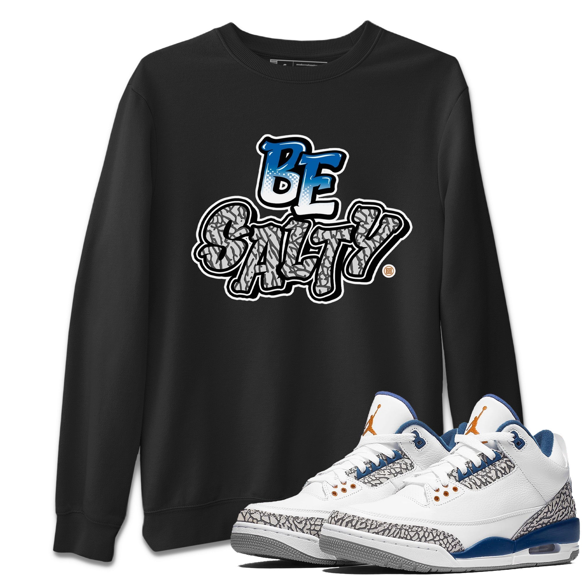 Be Salty Unisex Tops - Air Jordan 3 Wizards