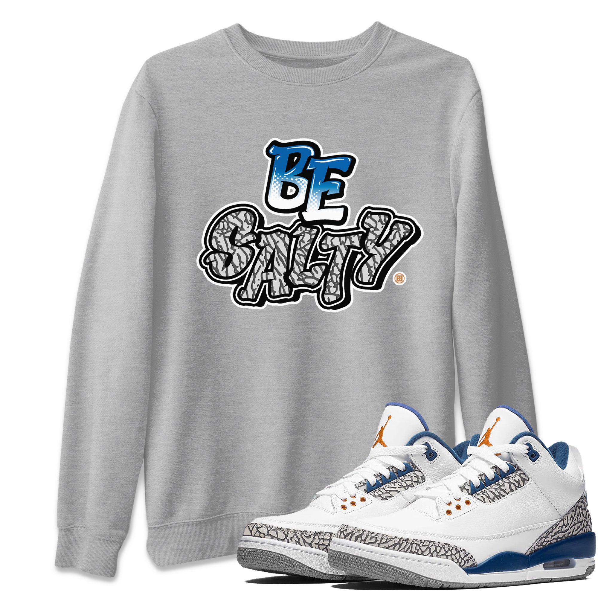 Be Salty Unisex Tops - Air Jordan 3 Wizards
