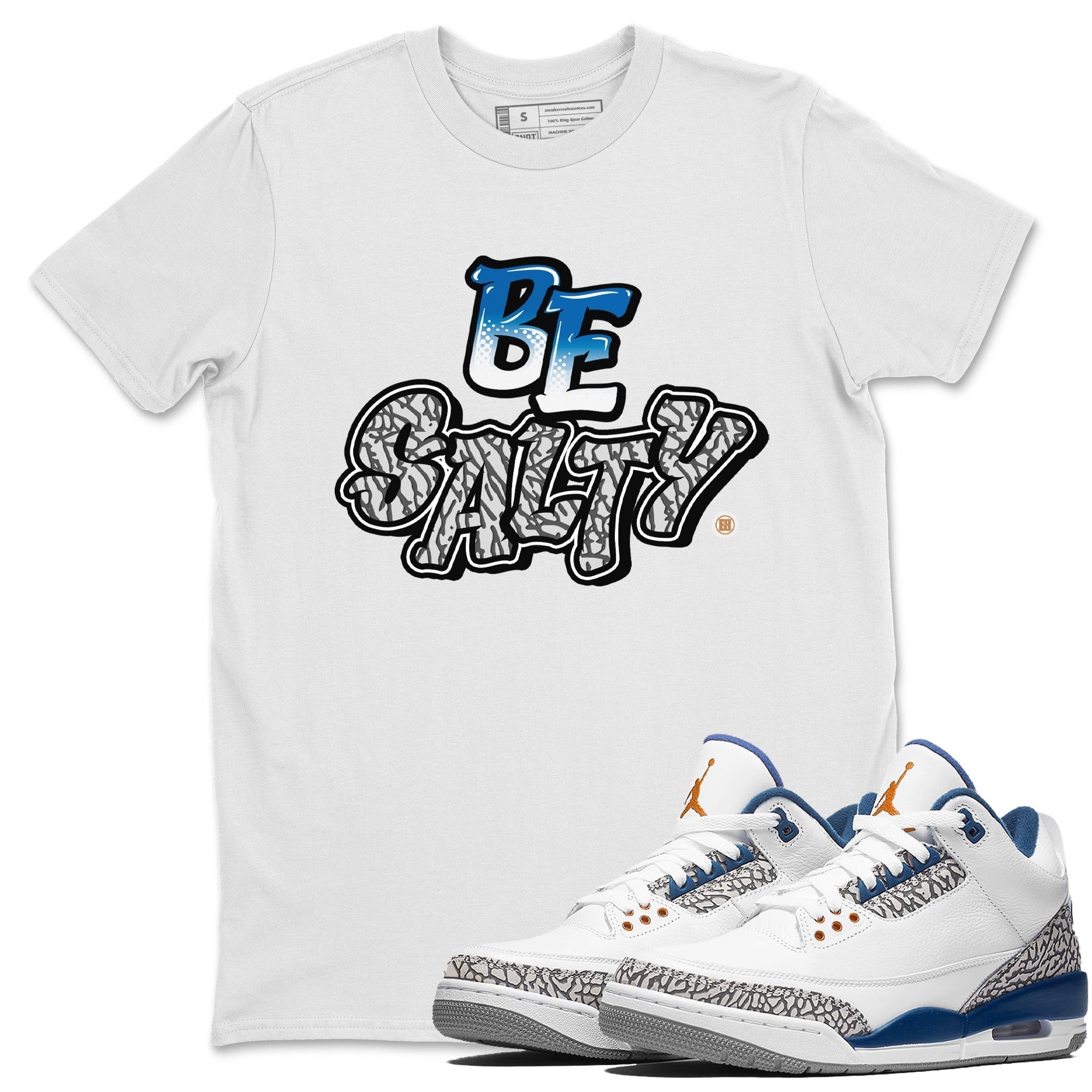 Be Salty Unisex Tops - Air Jordan 3 Wizards