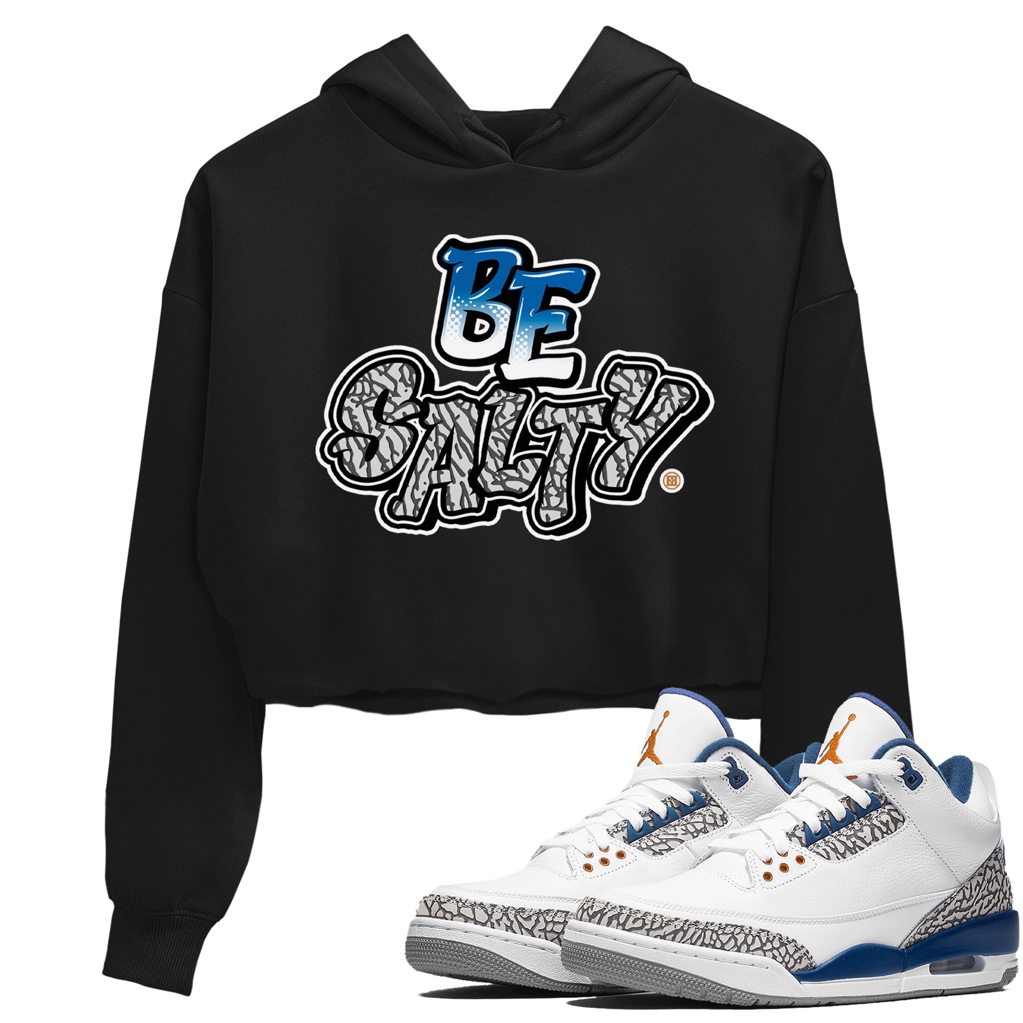 Be Salty Women's Tops - Air Jordan 3 Wizards