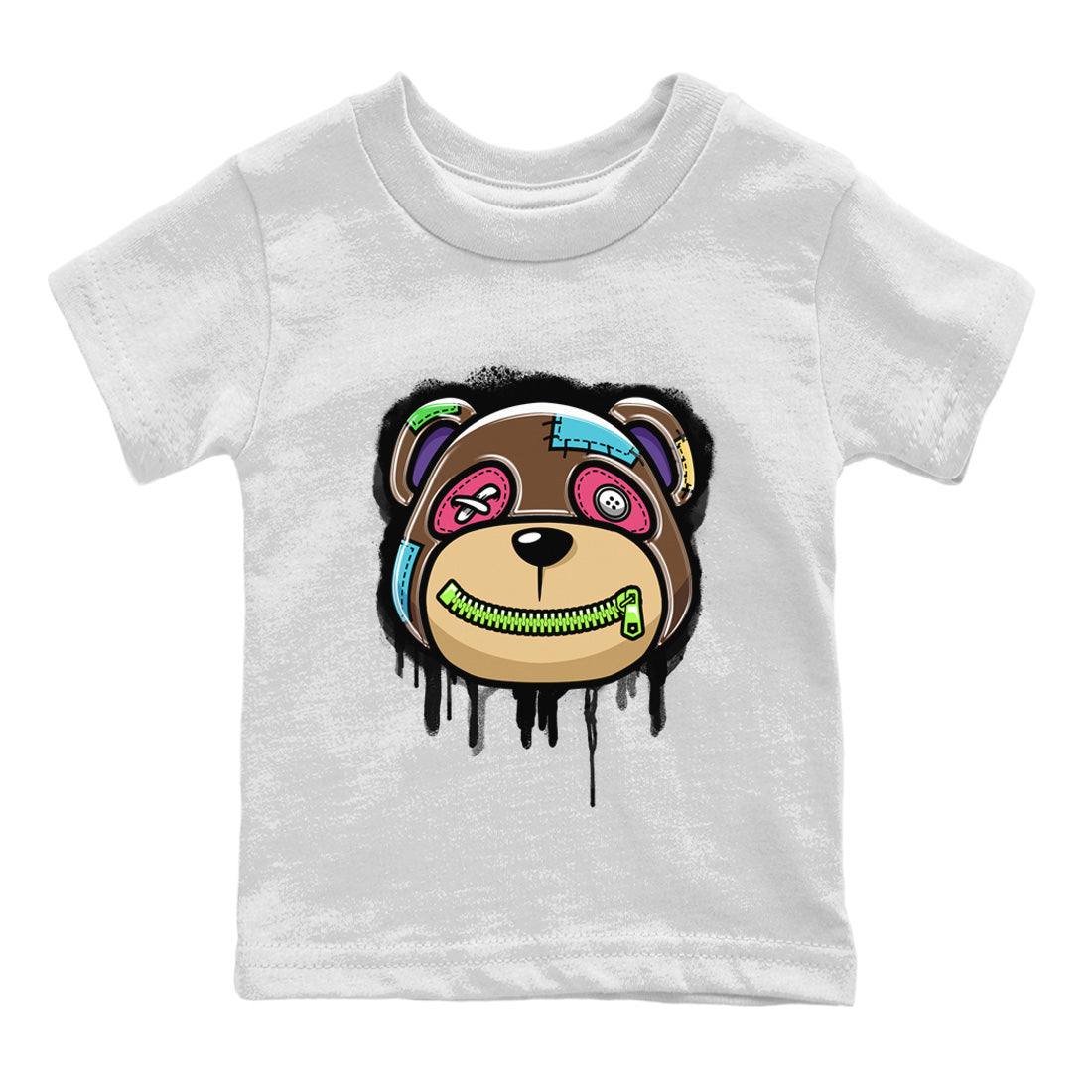 Bear Face Kids Tops - Air Force 1 Undefeated Fauna Brown