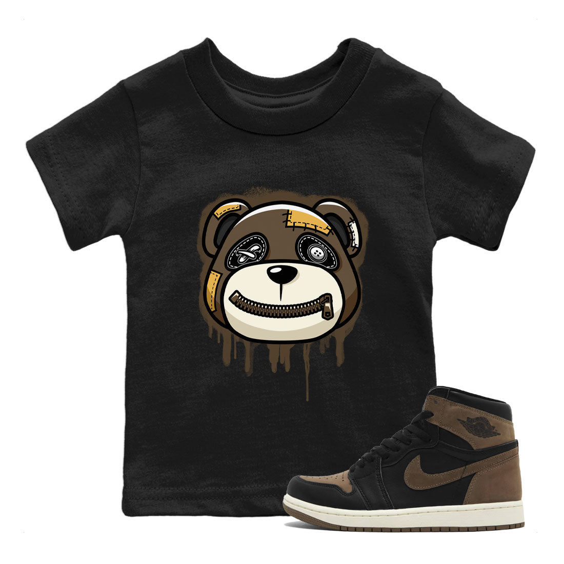 Bear Face SNRT Sneaker Tee Kids - Air Jordan 1 Palomino