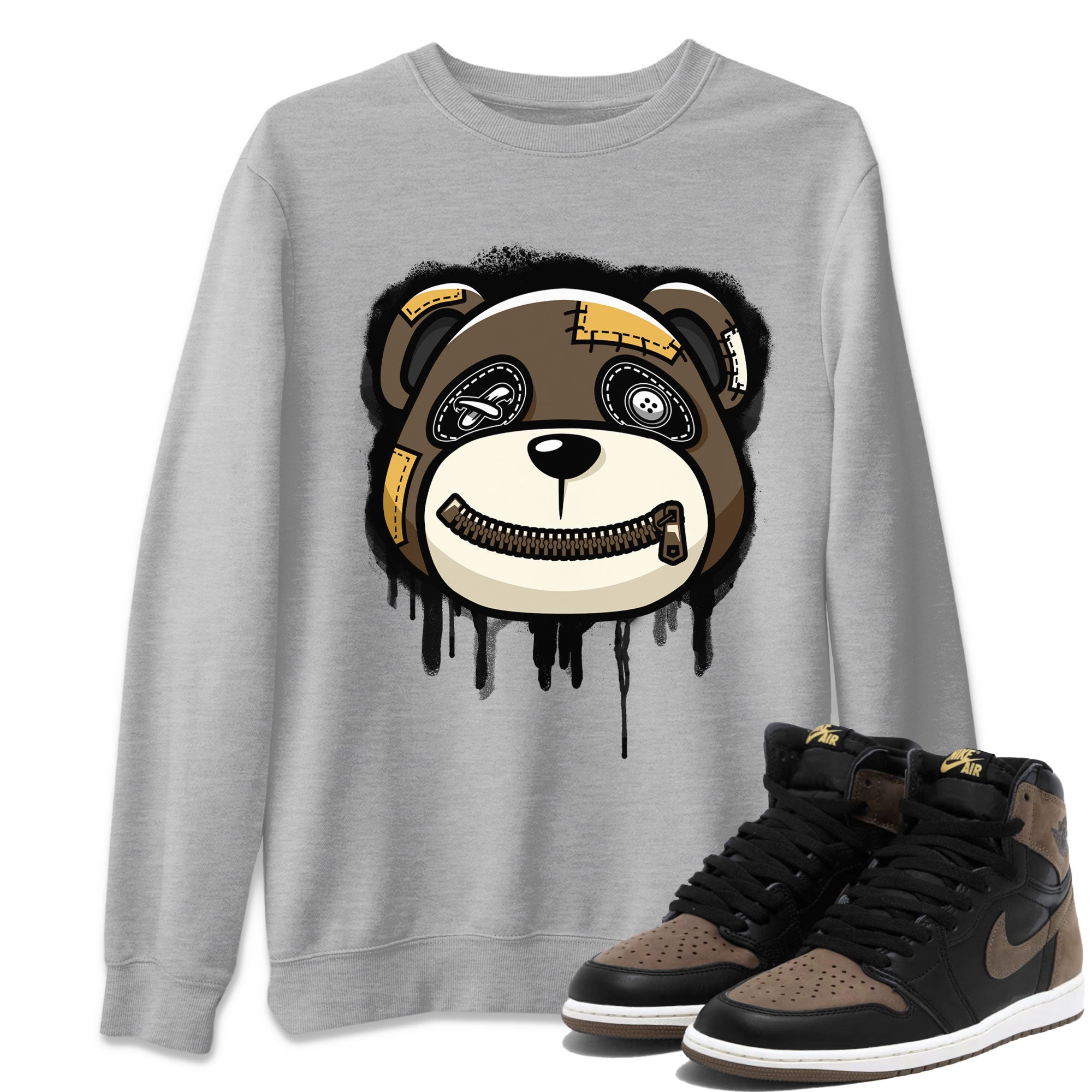 Bear Face snkmatch Tee - Air Jordan 1 Palomino