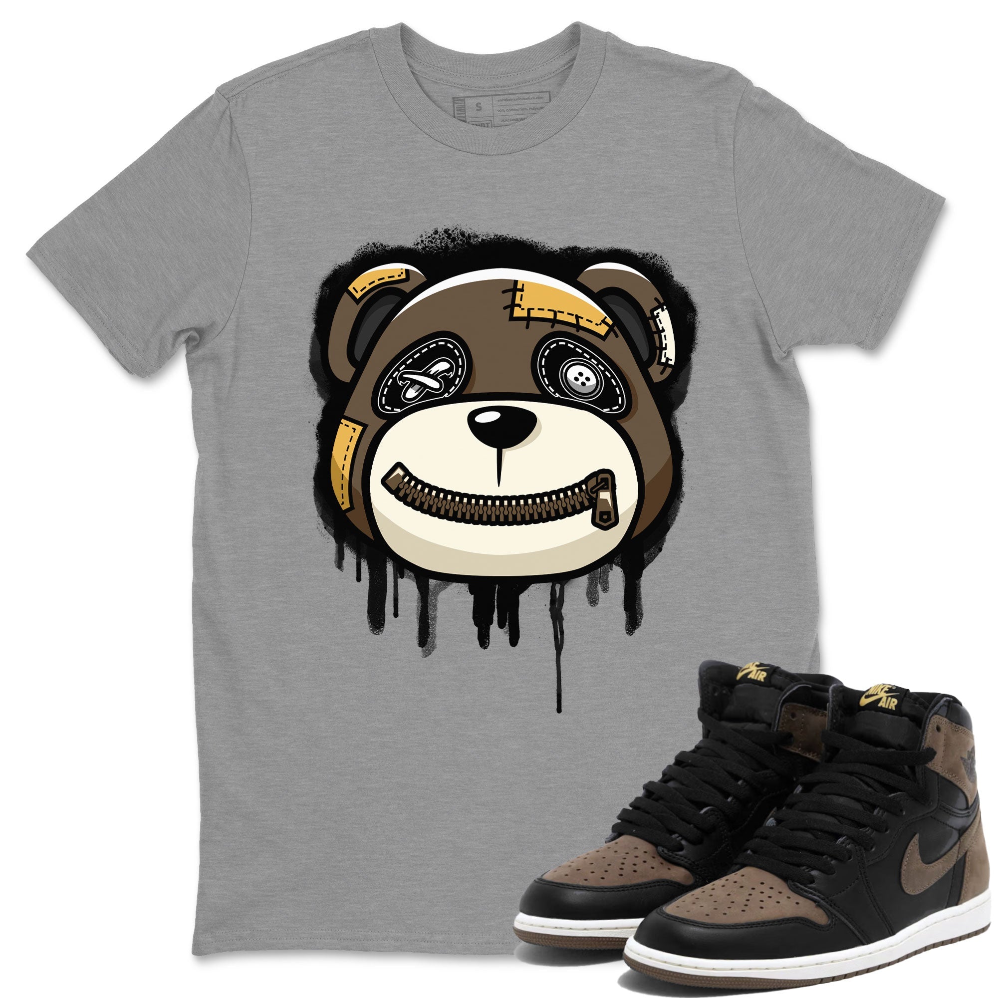 Bear Face snkmatch Tee - Air Jordan 1 Palomino