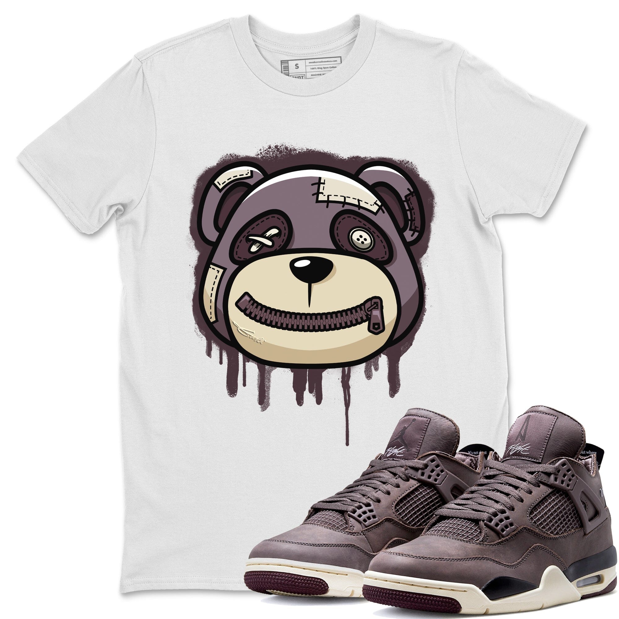 Bear Face Unisex Tops - Air Jordan 4 A Ma Maniere