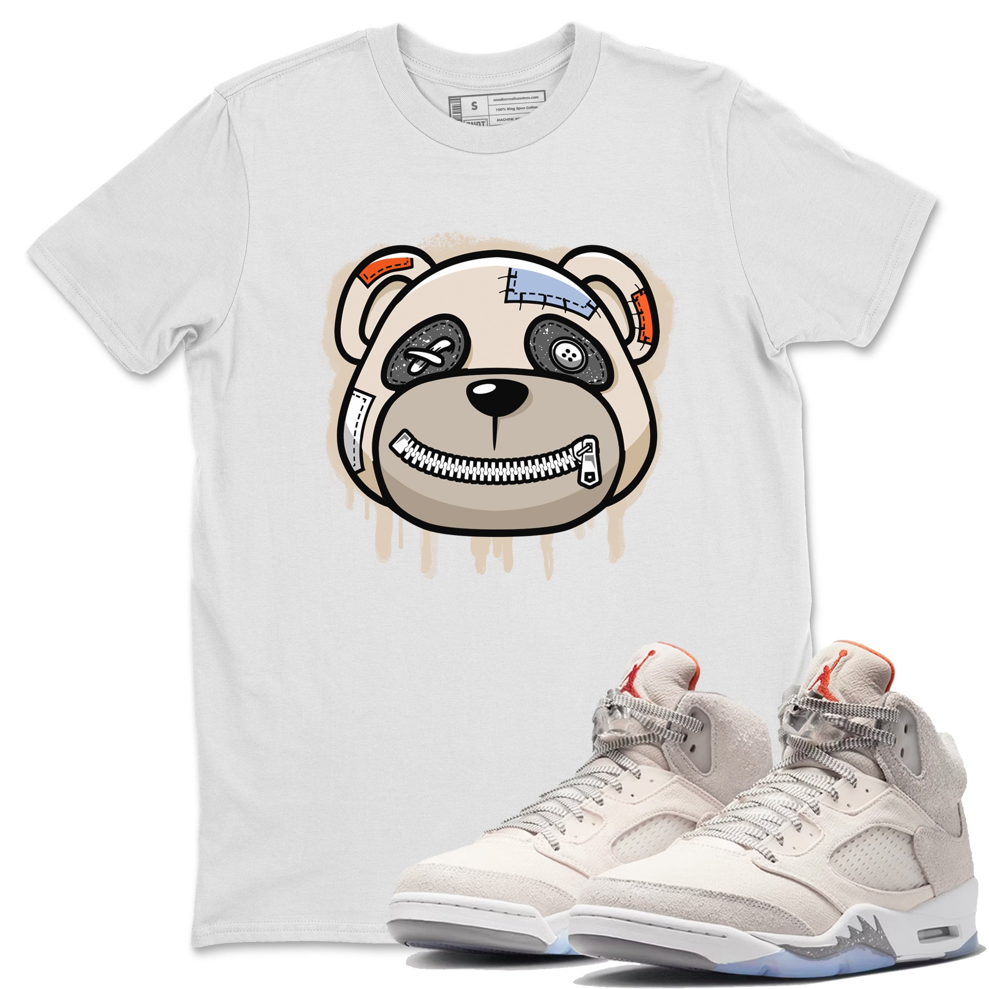 Bear Face Unisex Tops - Air Jordan 5 Craft